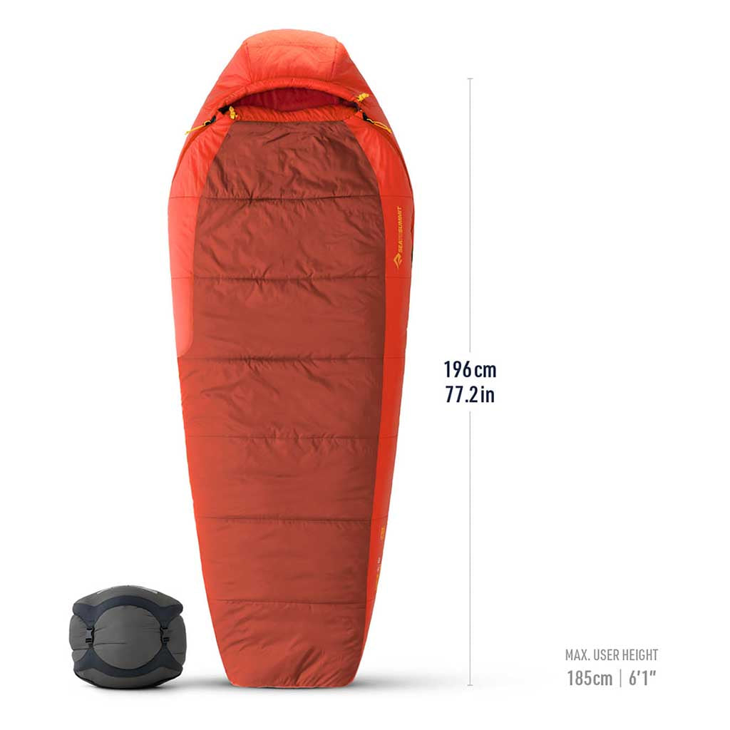 Hamelin Synthetic Sleeping Bag for Camping & Hiking - Lightweight & Water-Resistant (9°C/48°F) - Perfect for Outdoor Adventures, Backpacking & Emergency Preparedness