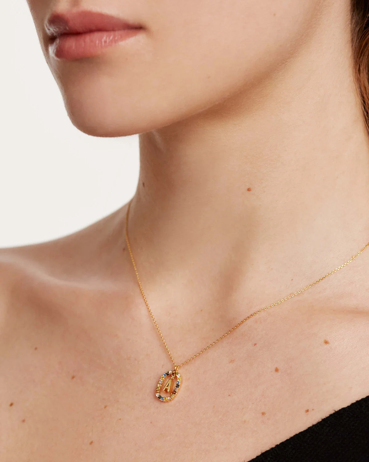 18K Yellow Gold Vermeil Letter A Necklace - Elegant Initial Pendant for Women - Perfect for Gifts, Birthdays & Everyday Wear