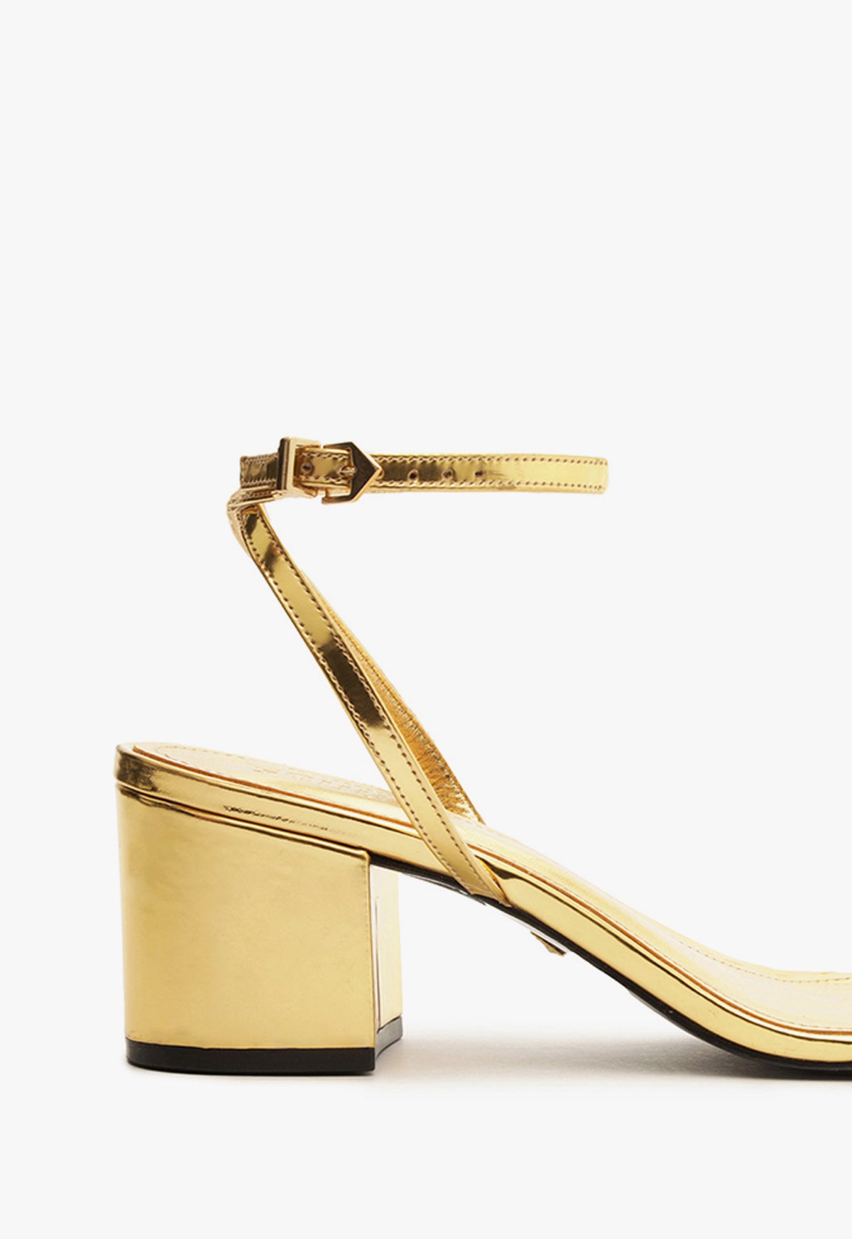 Kendall Specchio Leather Sandals for Women - Mid Heel Height 2.4