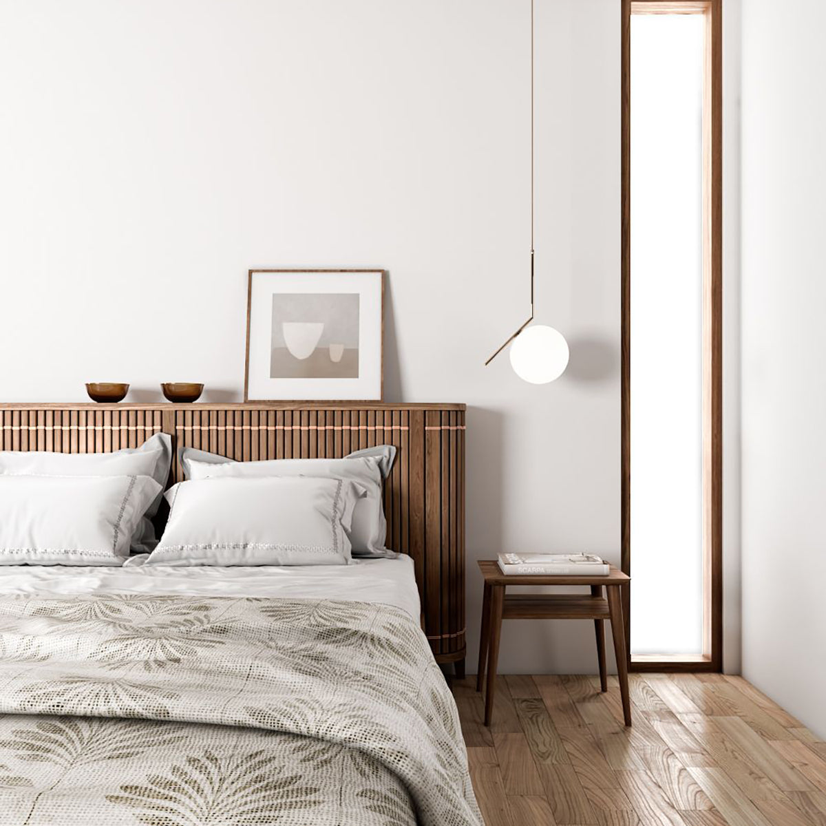Karpenter Copper Bed Frame - Heavy Duty Metal Platform Bed with Wooden Slats - Perfect for Modern Bedrooms & Guest Rooms