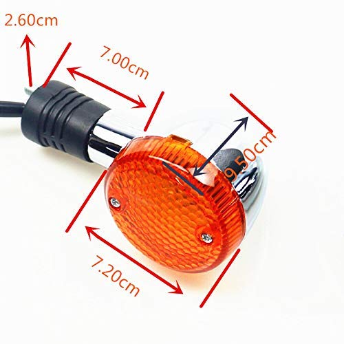 Honda STEED VLX 400 600 Shadow 400 750 VTX Rear Turn Signal Indicator Light - Replacement Motorcycle Blinker for Improved Safety & Visibility (Ideal for Night Riding & Urban Commuting)