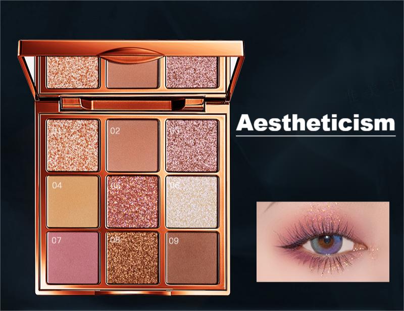VENUS MARBLE VM 9-Color Eyeshadow Palette - Highly Pigmented, Long Lasting Makeup for Day & Night Looks - Perfect for Parties, Weddings & Everyday Wear