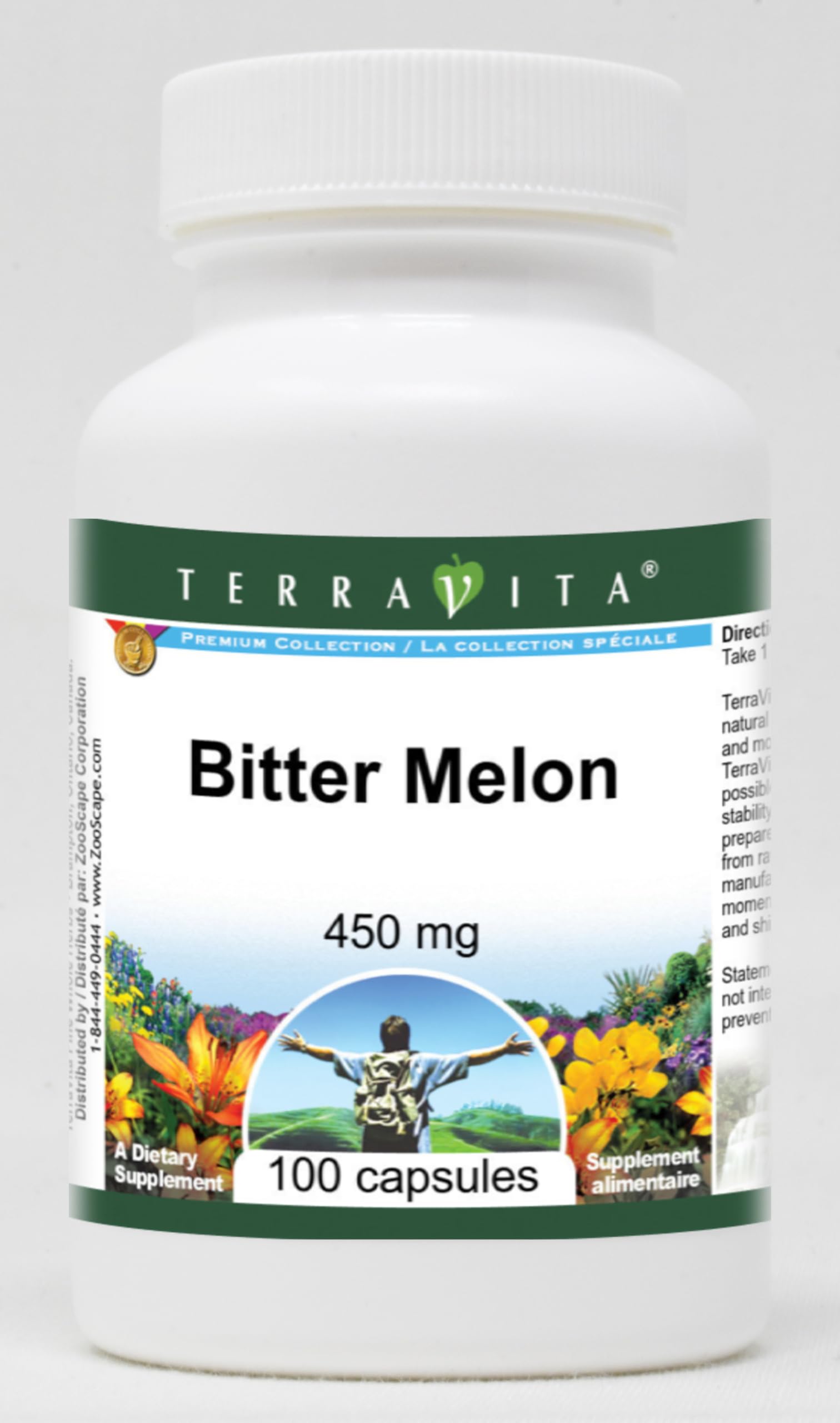 Bitter Melon Extract 450mg (100 Capsules) - 3 Pack | Natural Blood Sugar Support Supplement | Supports Healthy Glucose Metabolism for Diabetics & Weight Management