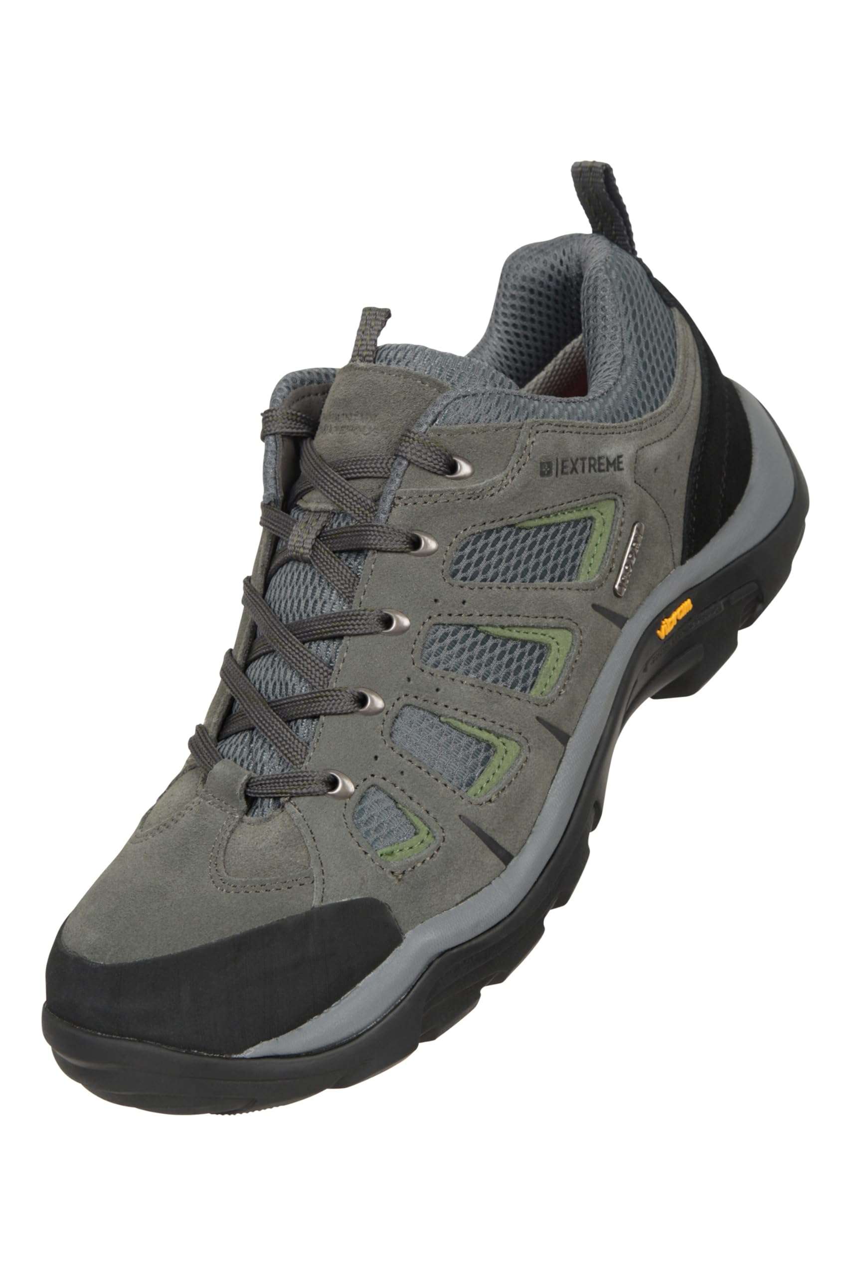 Mountain Warehouse Men's Waterproof Wide Fit Hiking Shoes - Lightweight Outdoor Boots for Trekking & Trail Walking