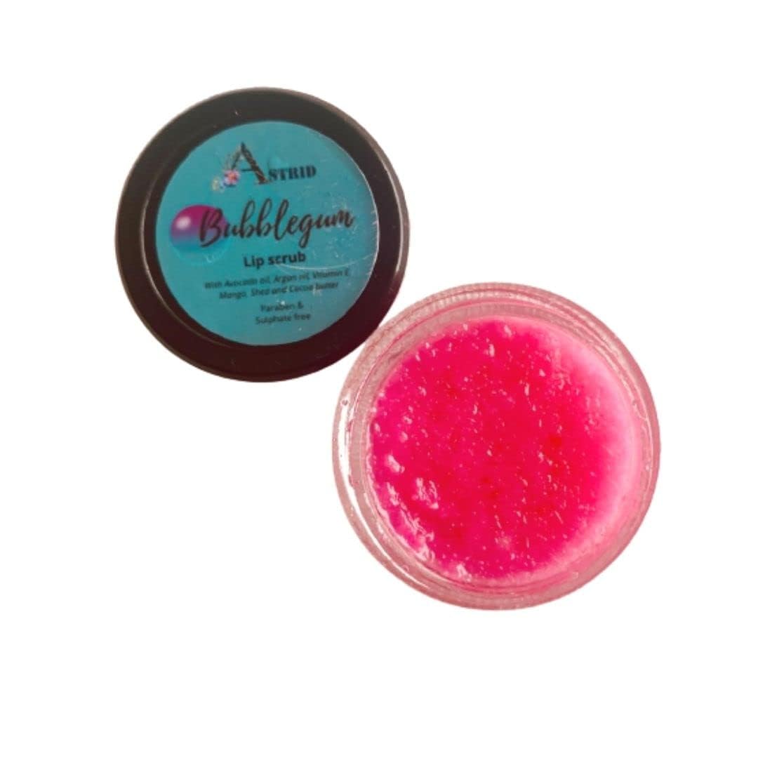 Bubblegum Lip Scrub - Paraben & Sulfate Free, 12g - Exfoliating & Lightening Lip Treatment for Soft, Smooth Lips - Perfect for Daily Lip Care & Pre-Makeup Prep