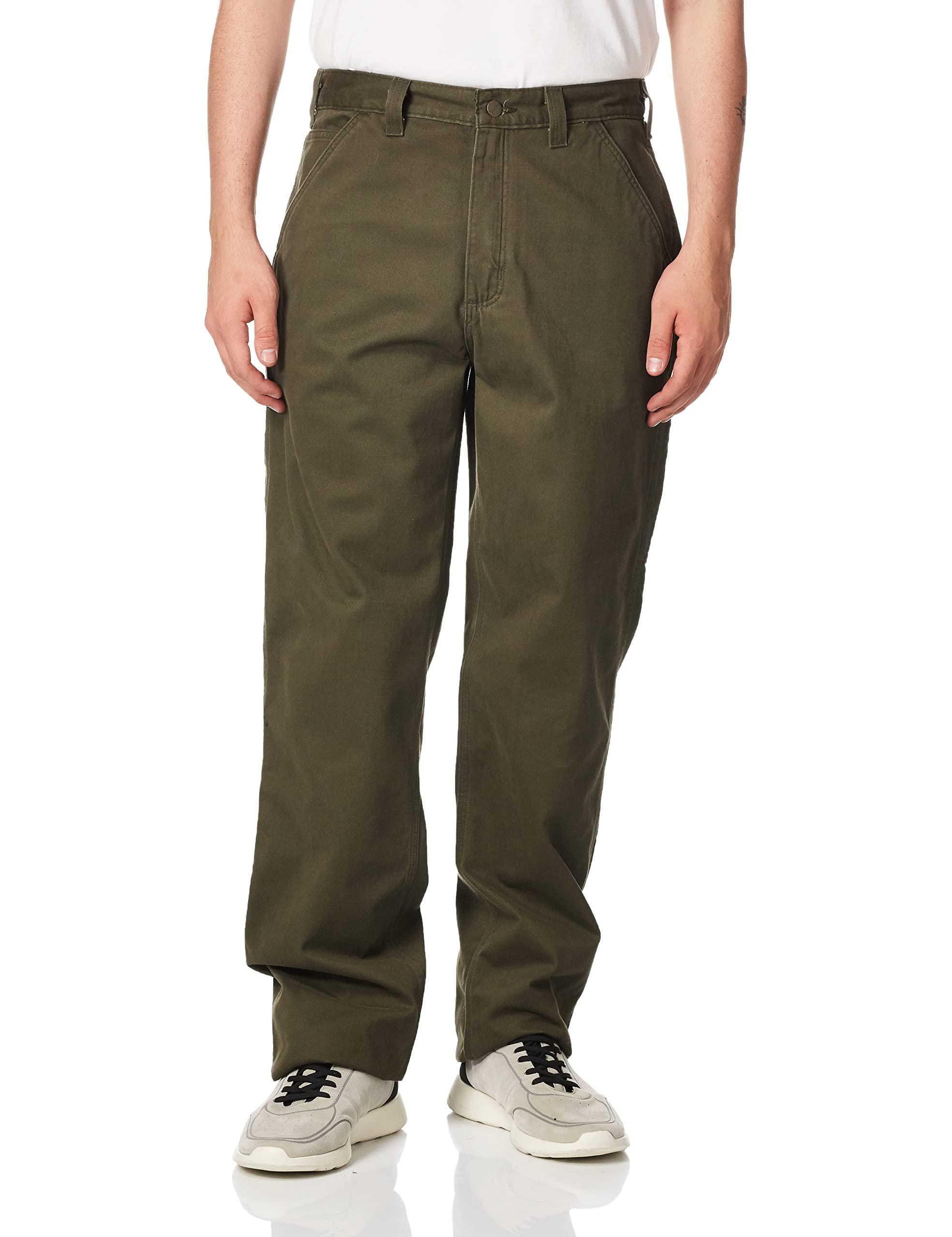 Carhartt Men's Relaxed Fit Twil Utility Work Pants - Durable & Comfortable for Construction, Landscaping & Outdoor Jobs | Heavy Duty Workwear for Professionals