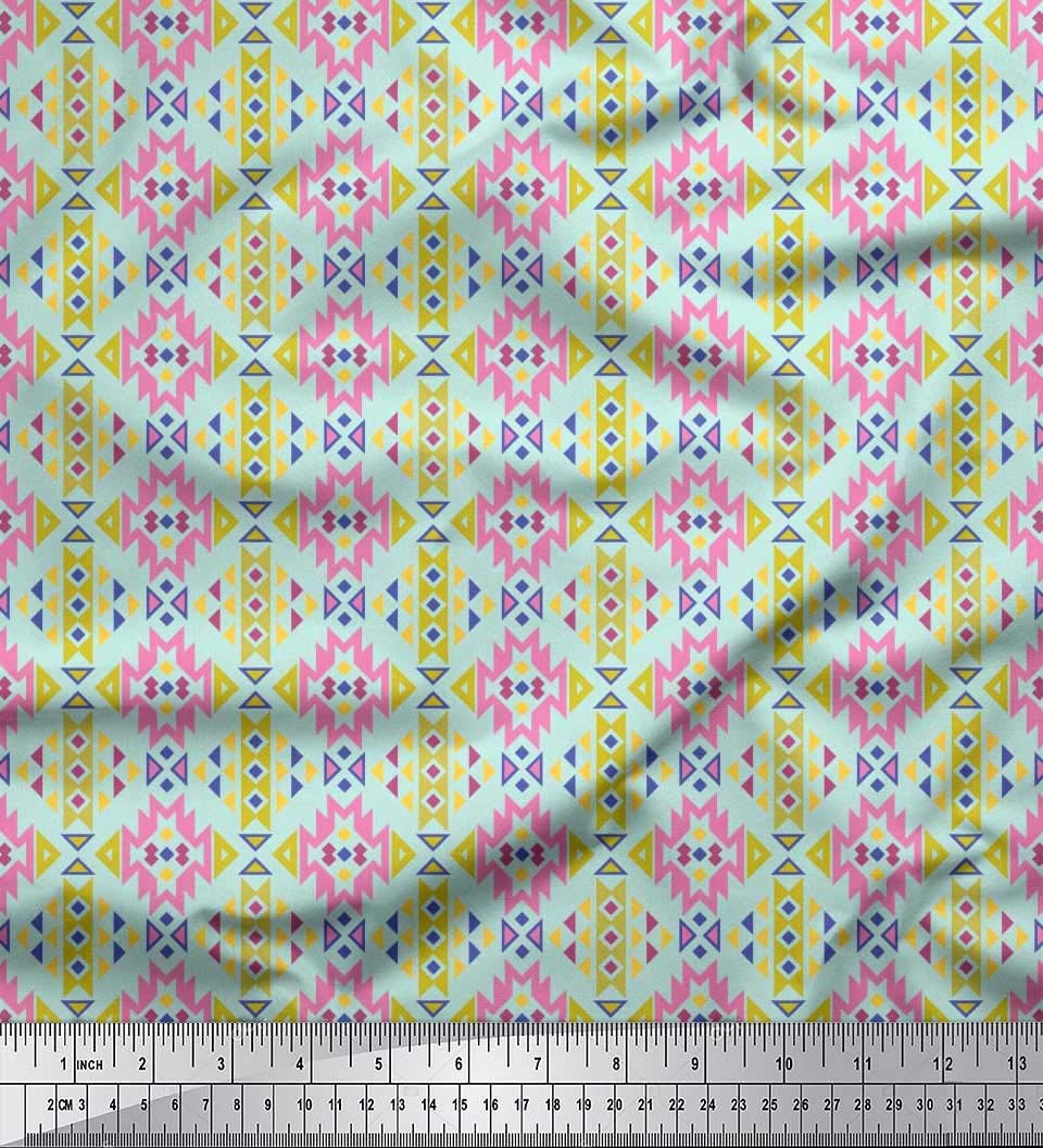 Soimoi Moss Georgette Brown Fabric by The Yard - 42