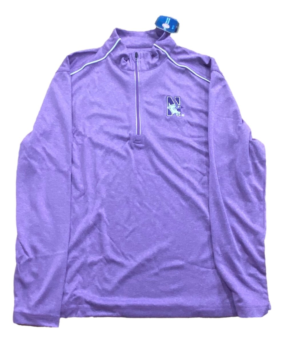 Northwestern University Quarter Zip Sweatshirt | NU Wildcats Pullover Fleece Jacket for Men & Women | Casual Campus Wear & Game Day Outfit