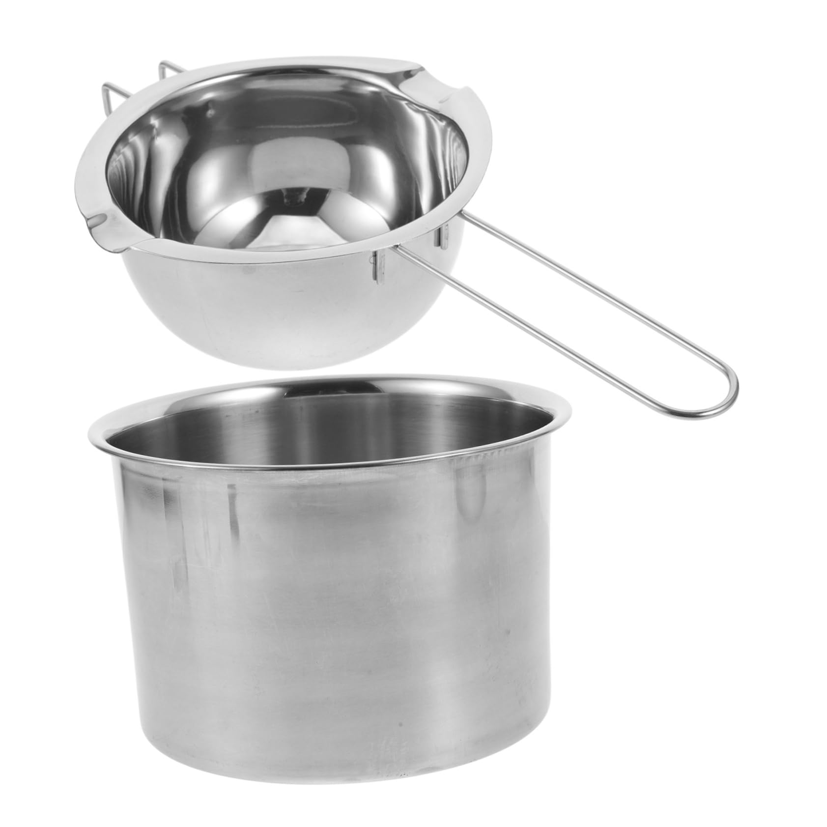 IPetBoom 3-Piece Stainless Steel Wax Warmer Set - Hair Removal Wax Melter, Cheese & Butter Warmer, Chocolate Melting Pot for Salon, Spa & Home Use