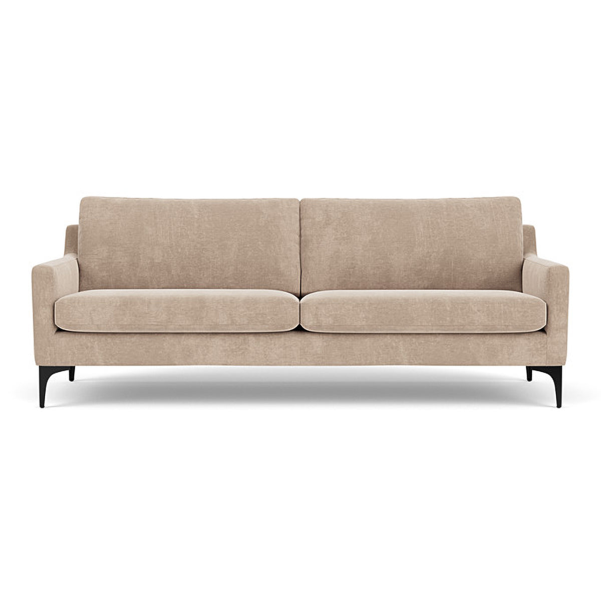 Astha Fabric 3-Seater Sofa - Modern Living Room Furniture for Small Spaces | Comfortable Couch for Apartments, Dorm Rooms & Cozy Homes
