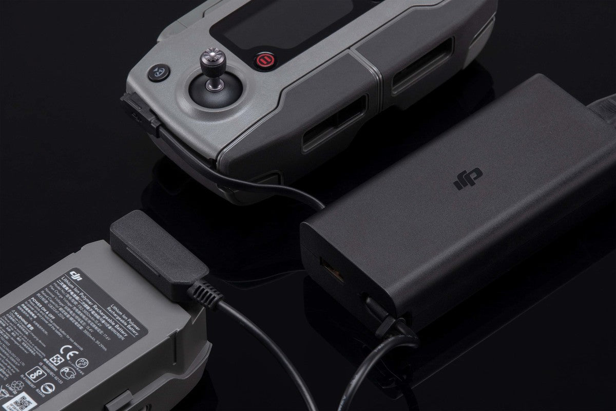Original DJI Mavic 2 Pro/Zoom Battery Charger (AC Adapter Not Included) - Fast Charging for Drone Batteries - Perfect for Travel & Outdoor Aerial Photography