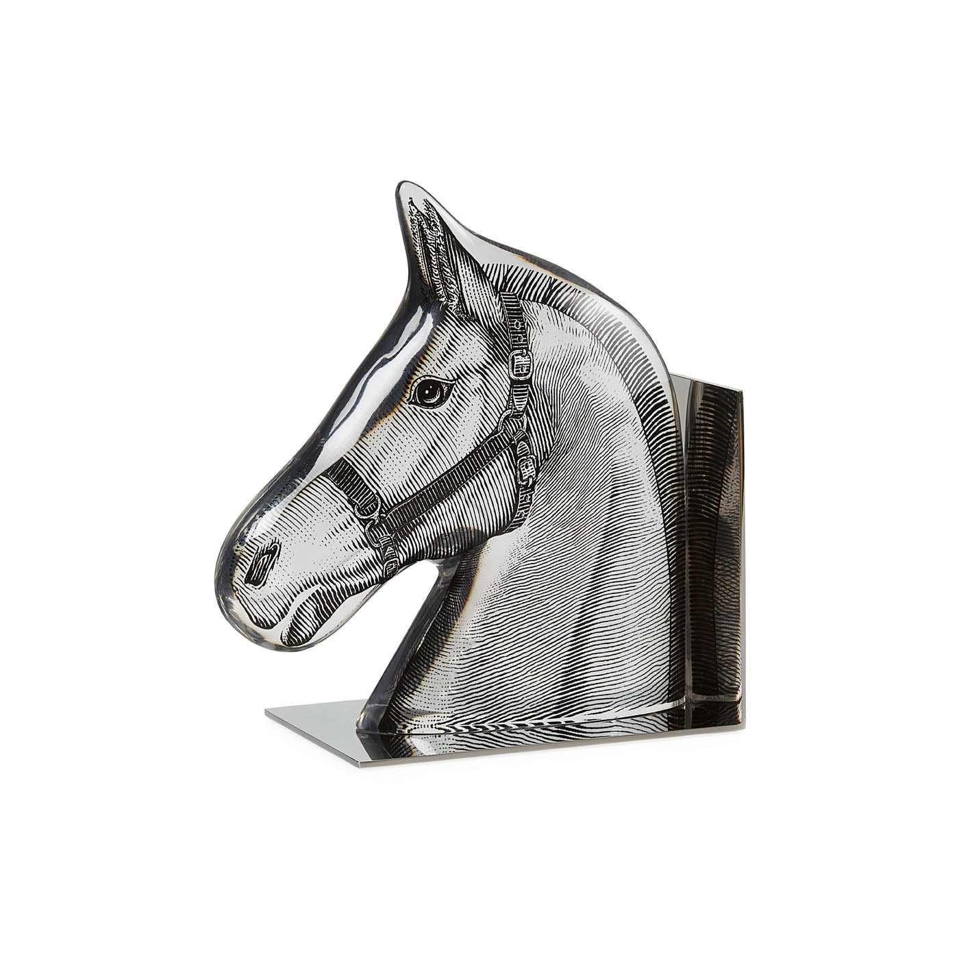 Horse Head Bookends for Shelves - Elegant Bookend Decor for Home Office, Library, and Study Room - Perfect for Organizing Books and Displaying Collectibles