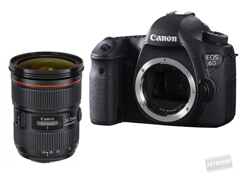 Canon EOS 6D Full Frame DSLR Camera with 24-70mm f/4L Lens - Professional Photography for Travel, Portraits & Events