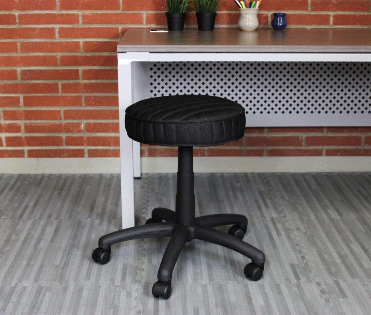 Boss The DOT Stool [B210 BK] - Modern Bar Stool for Kitchen Island, Dining Counter & Home Decor - Adjustable Height & Sleek Black Design