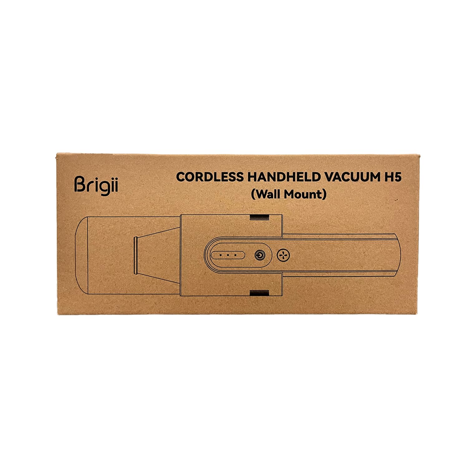 Brigii Cordless Pet Hair Vacuum Cleaner - 14KPa Powerful Suction, Anti-Tangle Brush Tool, Brushless DC Motor, Triple Filtration System | USB-C Rechargeable, Wall Mountable H5 | Perfect for Stairs, Furniture & Car Pet Hair Removal