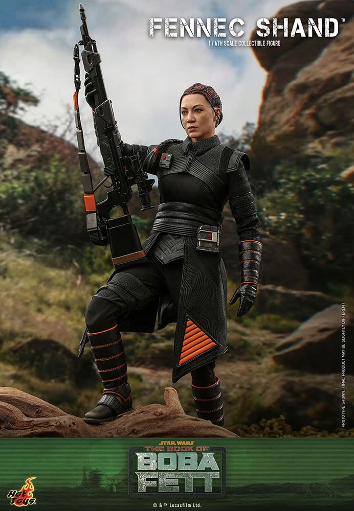 Hot Toys 1:6 Scale Fennec Shand Action Figure - The Book of Boba Fett Collectible Black Series | Perfect for Star Wars Fans, Display & Gift Giving