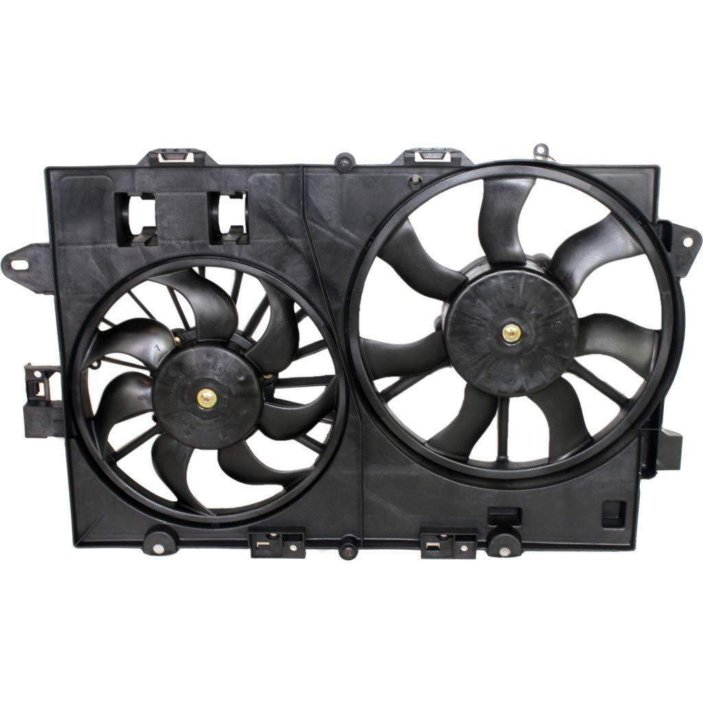 2006-2008 Chevy Equinox Radiator Fan Replacement - Dual Fan for 3.4L Engine | GM3115204 & 19130470 OEM Part | Perfect for Cooling System Repair & Summer Driving