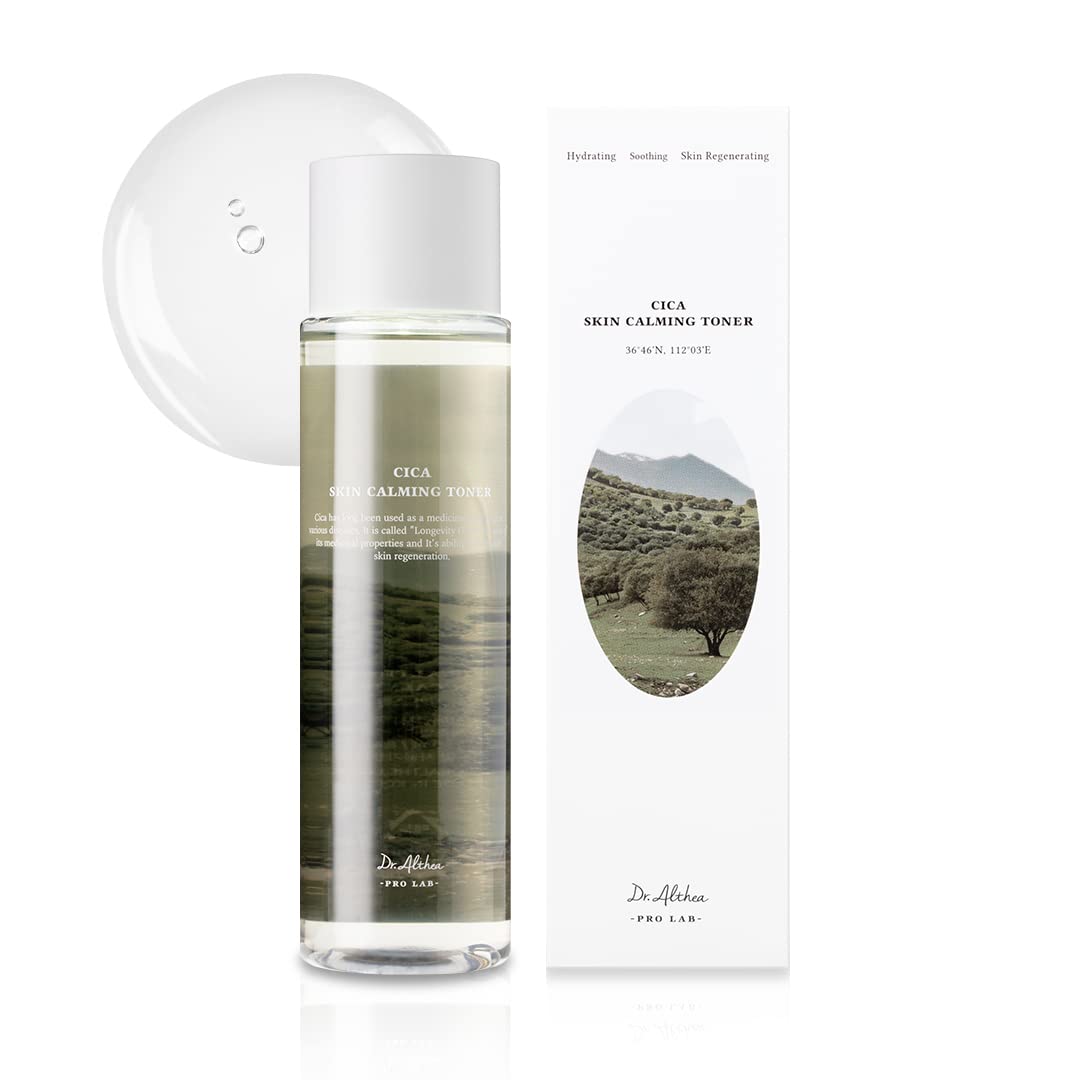 Dr.Althea CICA Skin Calming Toner - 85% Soothing Centella Asiatica for Acne-Prone & Sensitive Skin | Hydrating Facial Toner for Redness Relief & Skin Repair | Perfect for Daily Skincare Routine & Post-Treatment Care