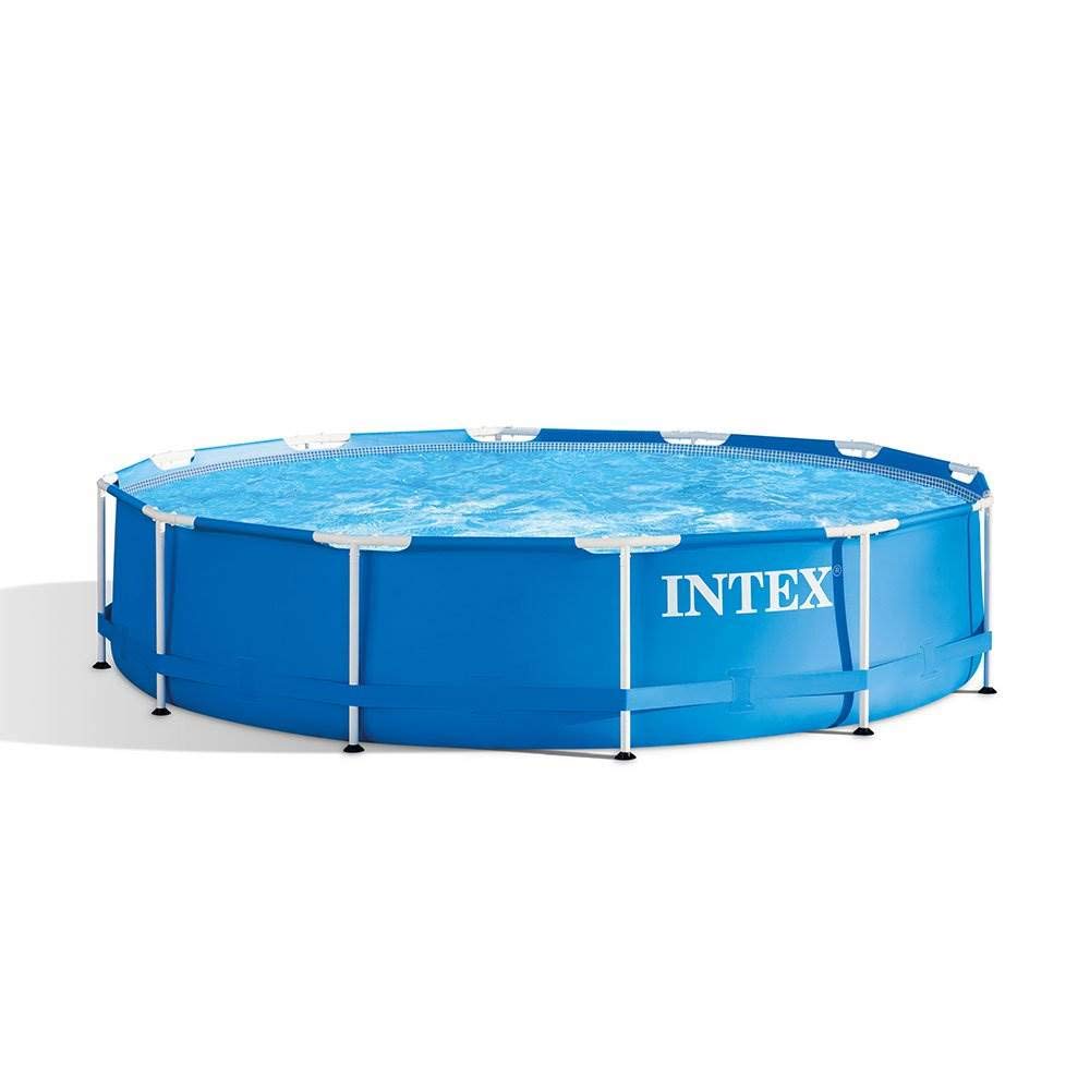 Intex 12ft x 30in Above Ground Swimming Pool with Cartridge Filter Pump - Perfect for Backyard Fun, Family Gatherings & Summer Relaxation