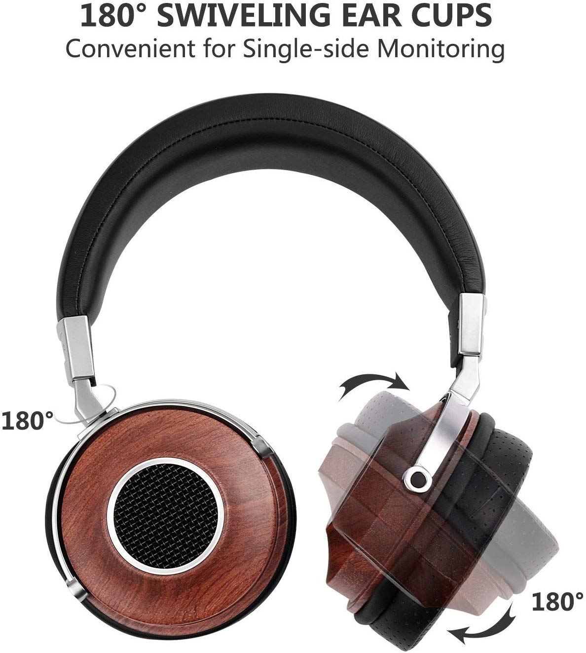 Sivga SV007 Open Back Over-Ear Headphones with Microphone - Premium Audiophile Sound for Home Studio & Gaming