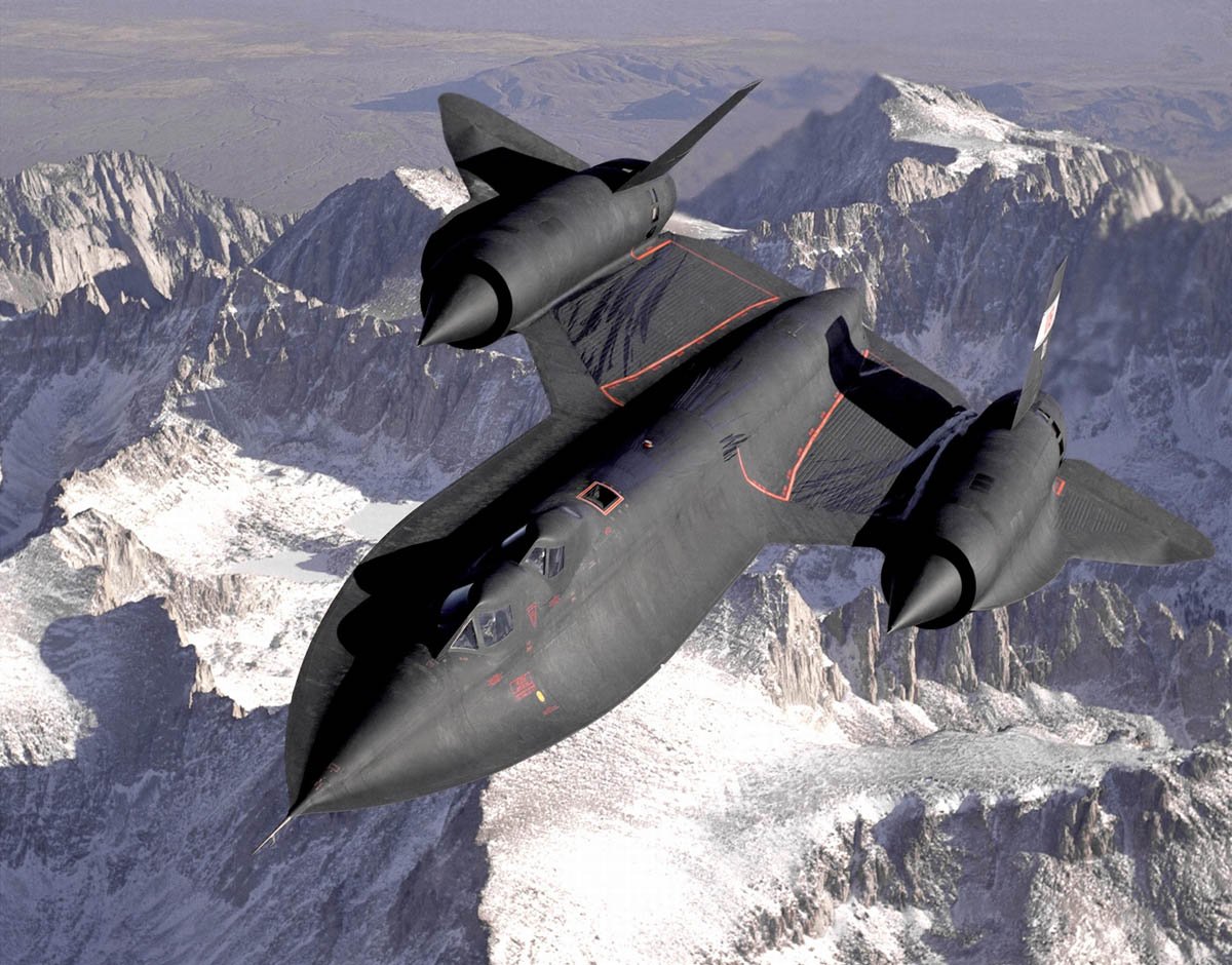 SR-71 Blackbird Glossy Wall Poster 47x60 Inches - Premium Aviation Decor for Home, Office & Man Cave | Perfect Gift for Military & Aircraft Enthusiasts