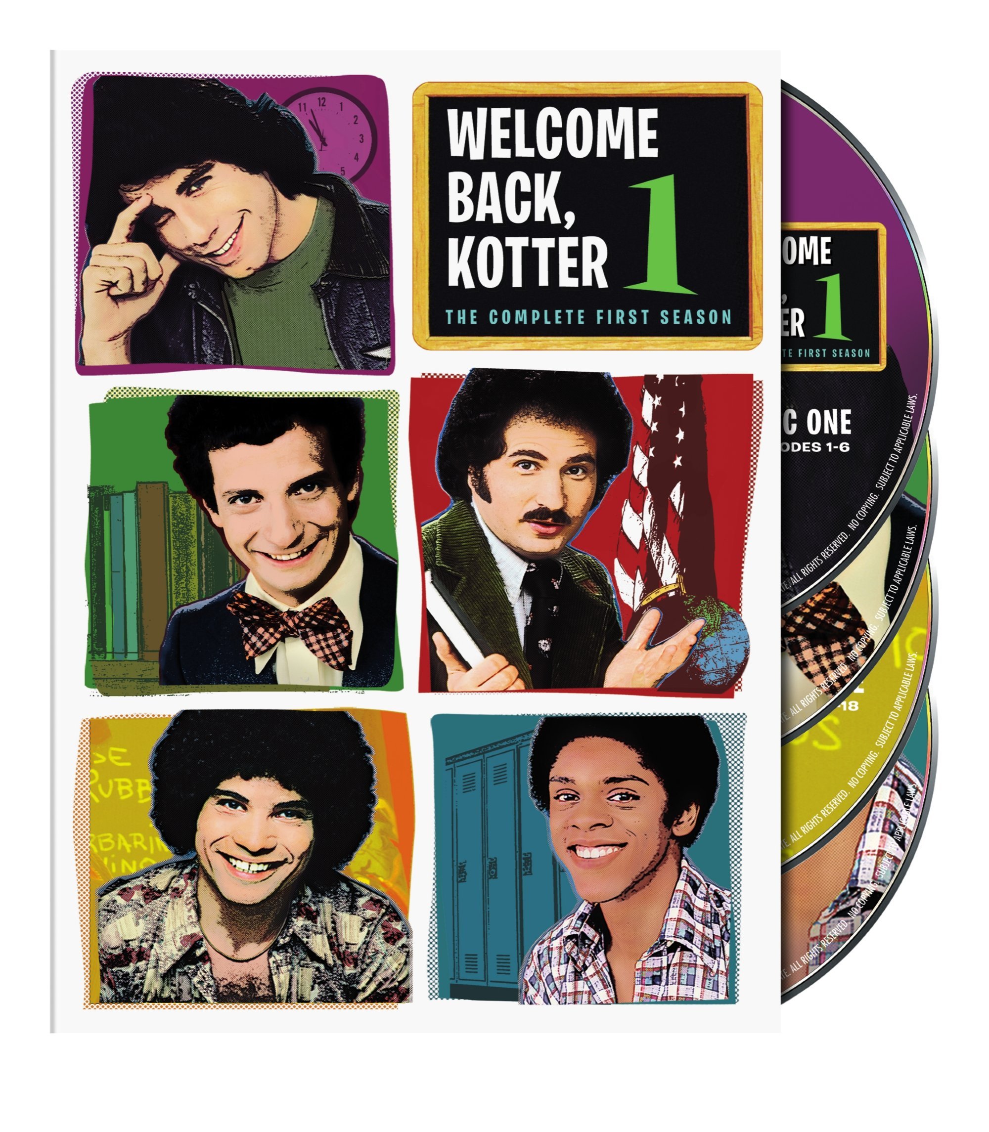 Welcome Back, Kotter: Season 1 DVD - Classic 70s Sitcom TV Show - Perfect for Nostalgic Viewing and Comedy Lovers