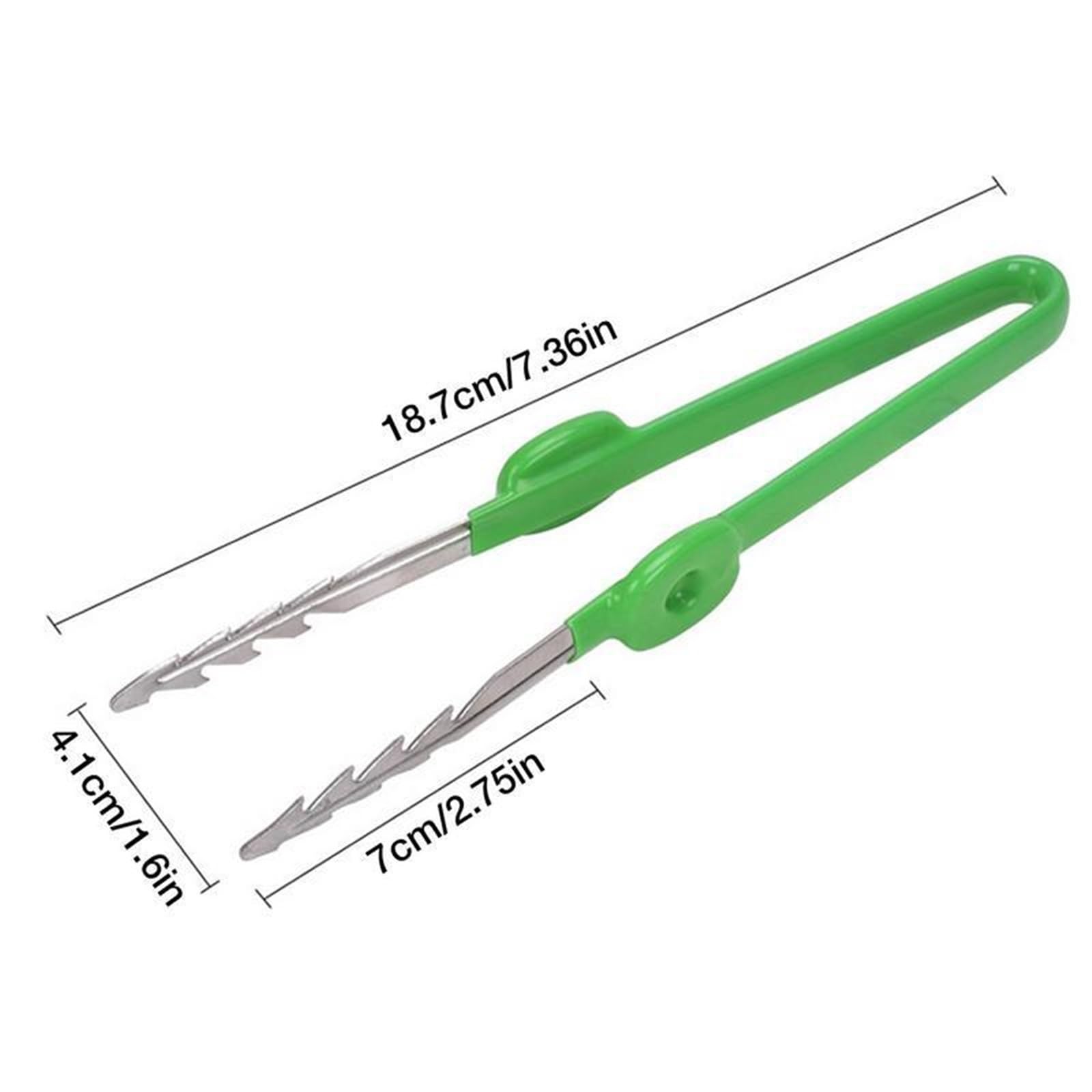 Precision Hair Removal & Gardening Tweezers - Curved Serrated Tip Bonsai Tool, Aquarium Clip & Repair Tweezers for Kitchen, Garden & DIY Projects | Perfect for Grooming, Plant Care & Home Maintenance