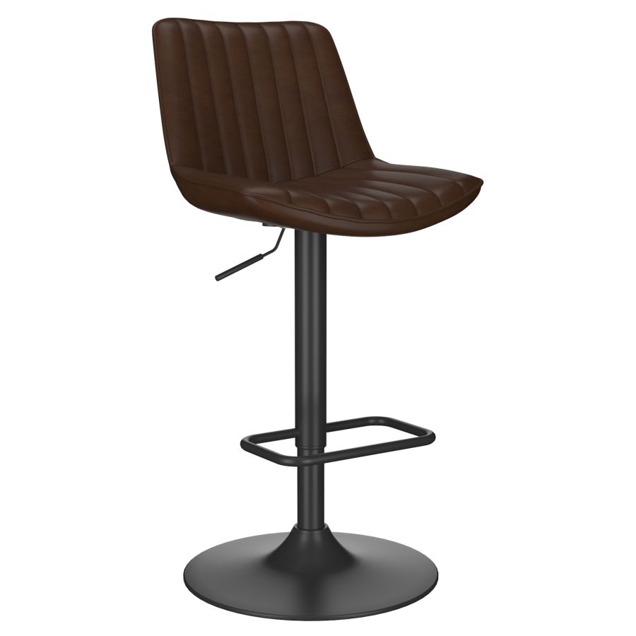 Adjustable Height Air Lift Swivel Stool - Ergonomic Office Chair with Pneumatic Lift for Home & Work - Perfect for Desk Work, Gaming, and Salon Styling