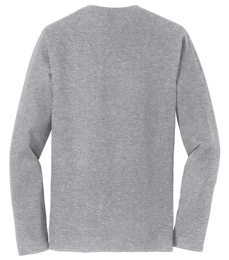 Premium Soft Cotton Long Sleeve T-Shirts for Men - Breathable Lightweight Comfort Fit (Sizes S-6XL) - Ideal for Casual Wear, Layering & Outdoor Activities