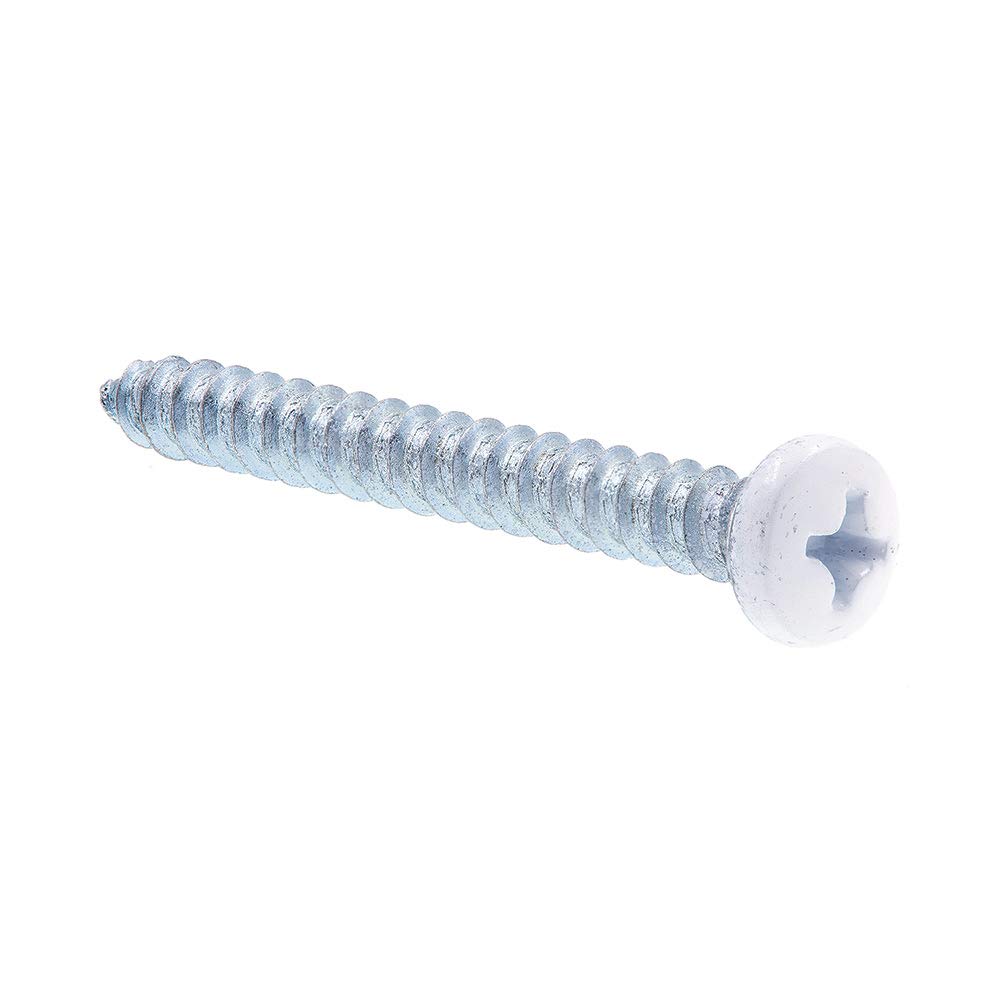 Prime-Line 9154889 #8 x 1-1/2 Inch Self-Tapping Sheet Metal Screws - Phillips Pan Head (25 Pack) - Perfect for HVAC, Metal Roofing & DIY Projects