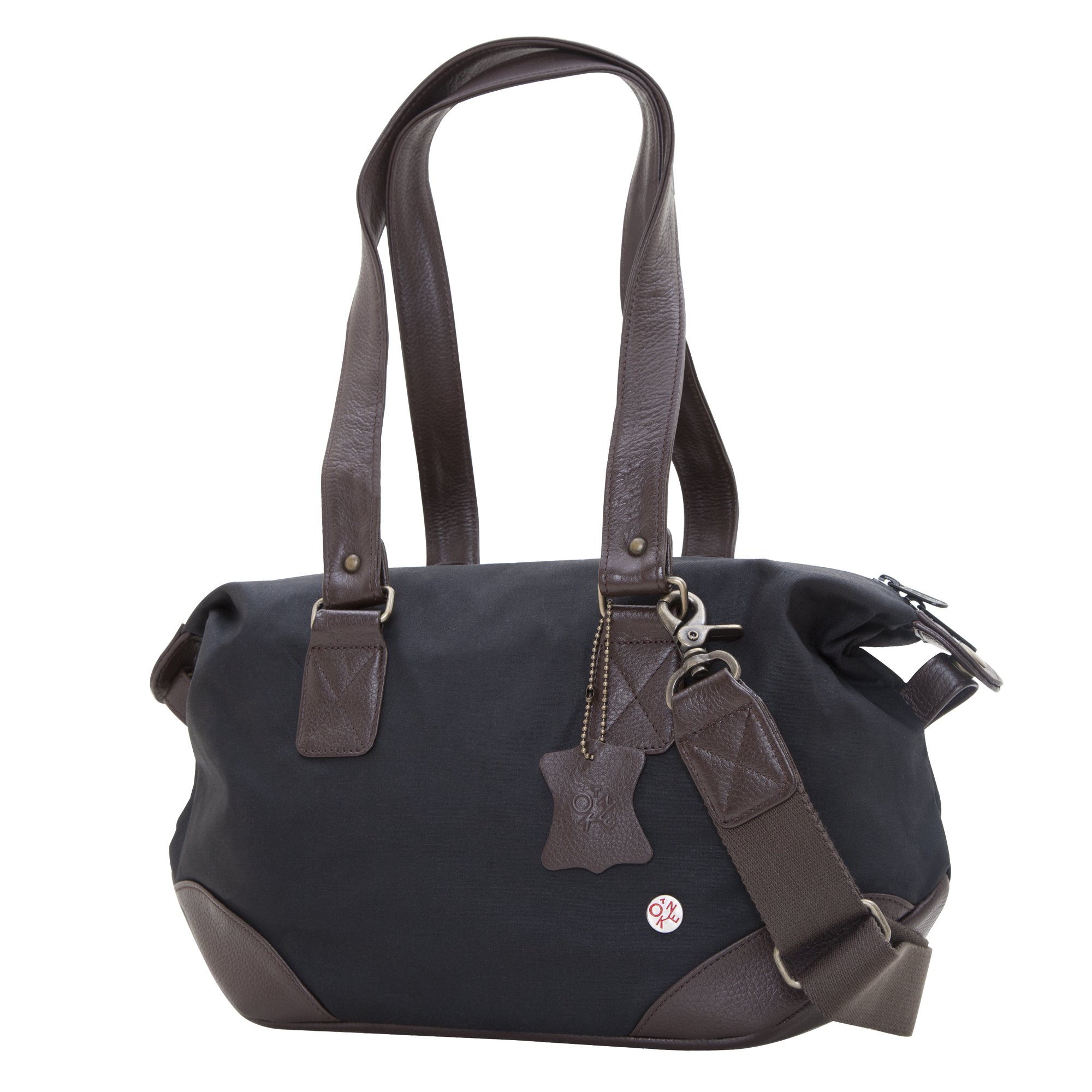 Lafayette Waxed Duffel Bag - Waterproof Travel Duffel for Men & Women, Black One Size Carry-On Bag - Perfect for Gym, Weekend Trips & Outdoor Adventures