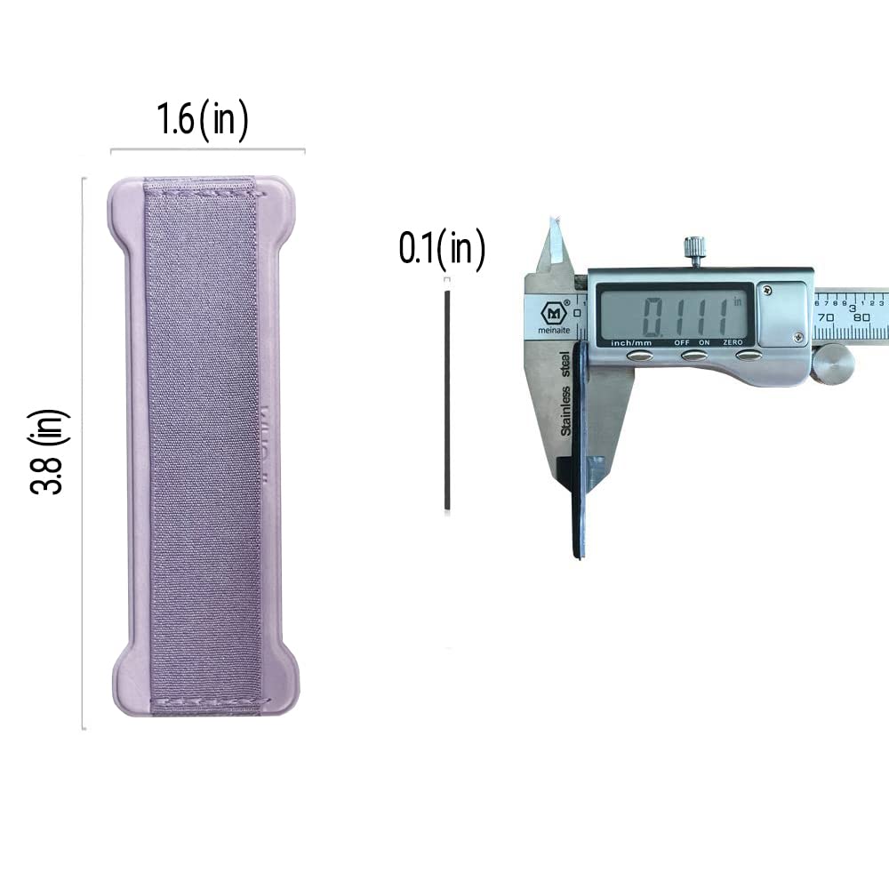 Universal Tablet Hand Holder Strap - Ergonomic Grip for iPad, Kindle & Mini Tablets (Purple) | Perfect for Reading, Gaming & Watching Videos Hands-Free
