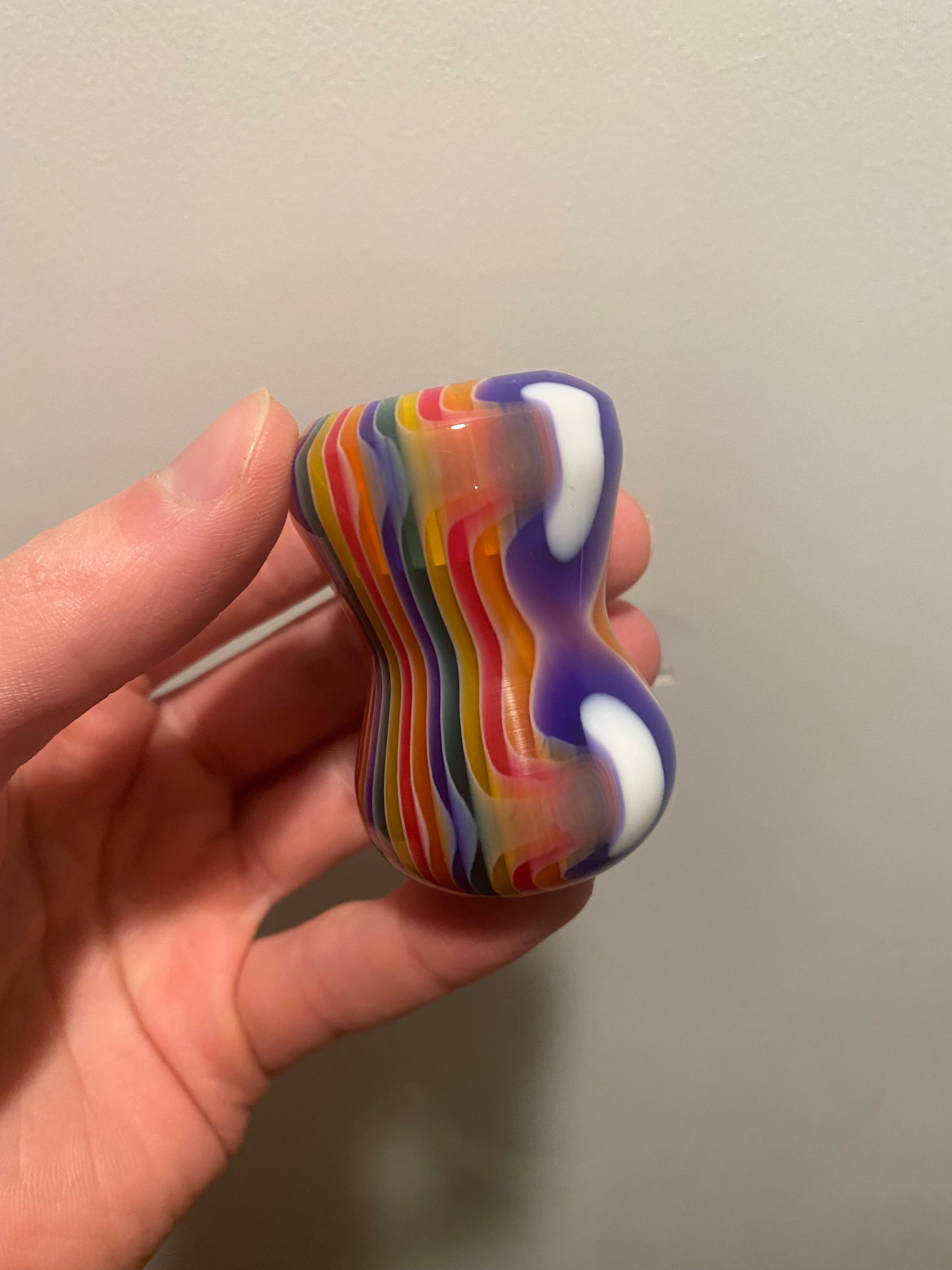 Handcrafted Candy Stripe Shaving Brush Handle - Fits 24mm & 26mm Knots - Premium Factory Second - Perfect for Wet Shaving & Grooming Kits