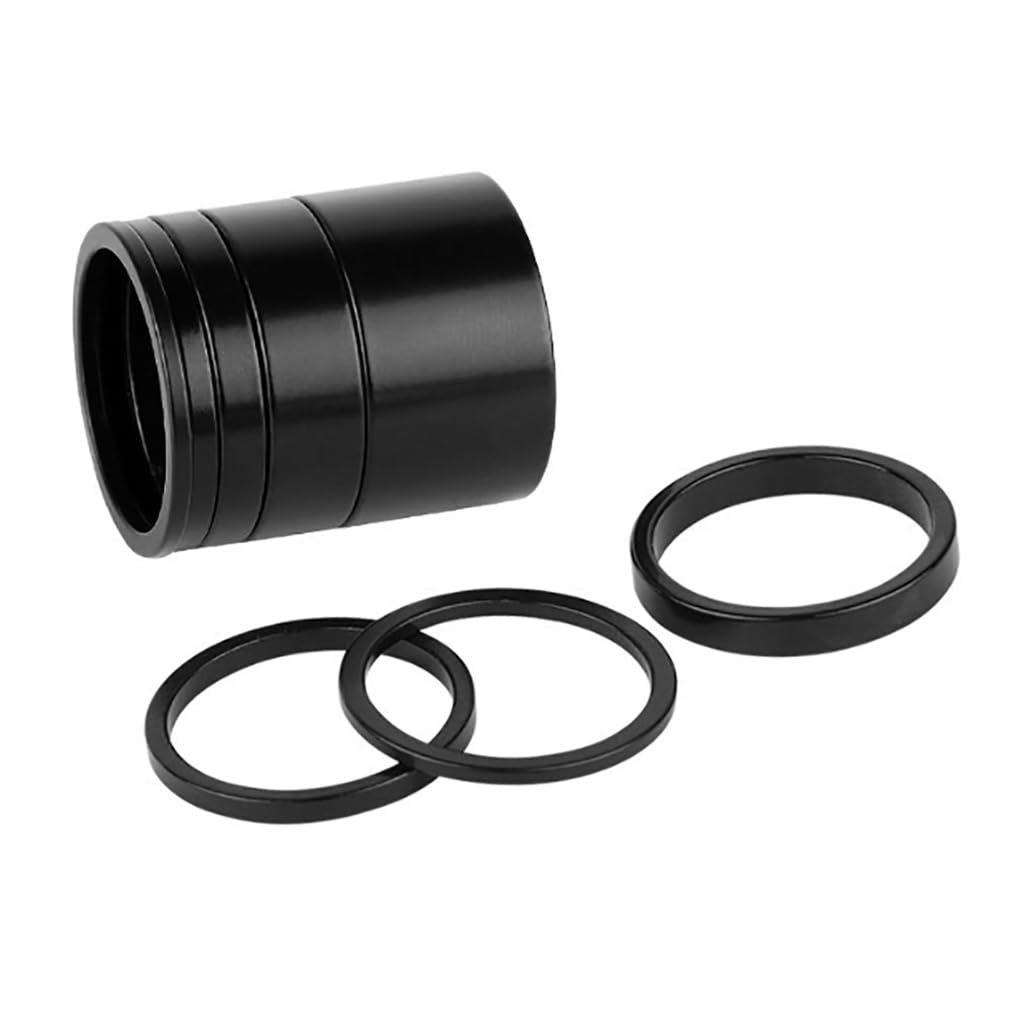 3PCS Bicycle Headset Spacer Kit - 2MM, 3MM, 5MM Aluminum Alloy Fork Spacers for Road Bikes - Handlebar Stem Washers & Front Fork Rings - Perfect for Bike Maintenance, Customization and Height Adjustment