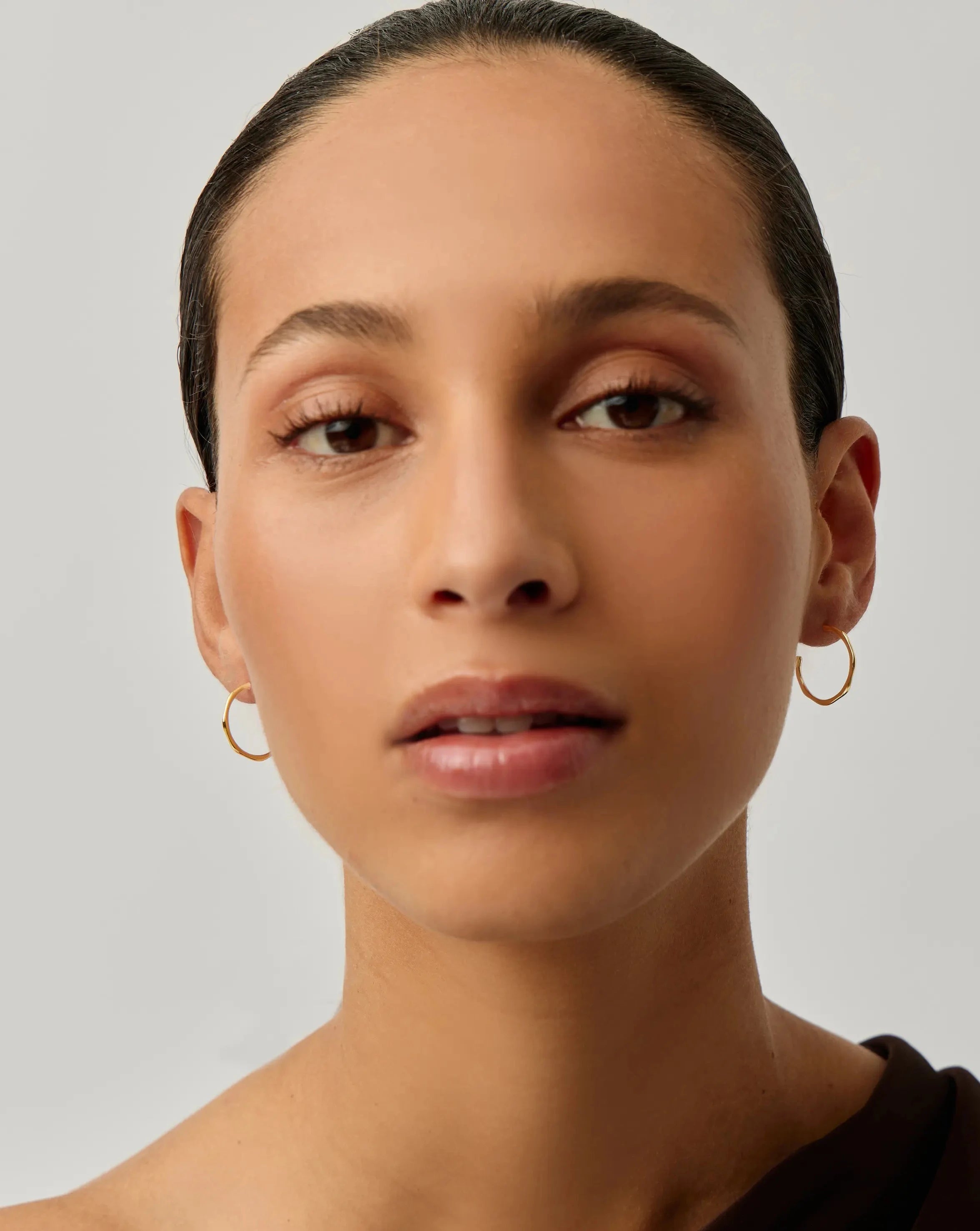 Small Molten Hoop Earrings for Women - Trendy Gold & Silver Dainty Huggie Hoops - Perfect for Everyday Wear, Parties & Gifts
