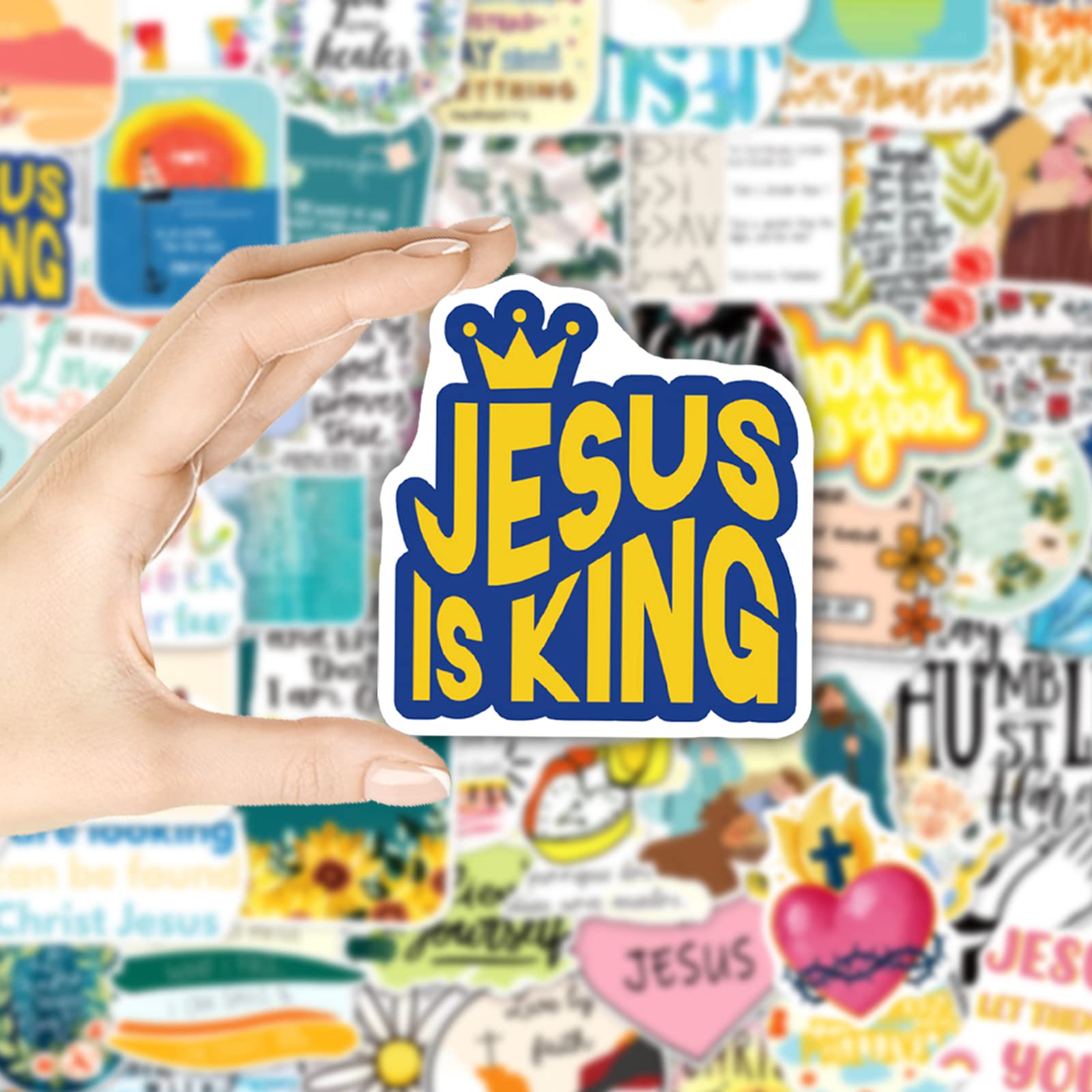 300PCS Christian Stickers for Journaling & Water Bottles - Bible Verse Decals for Teens & Adults