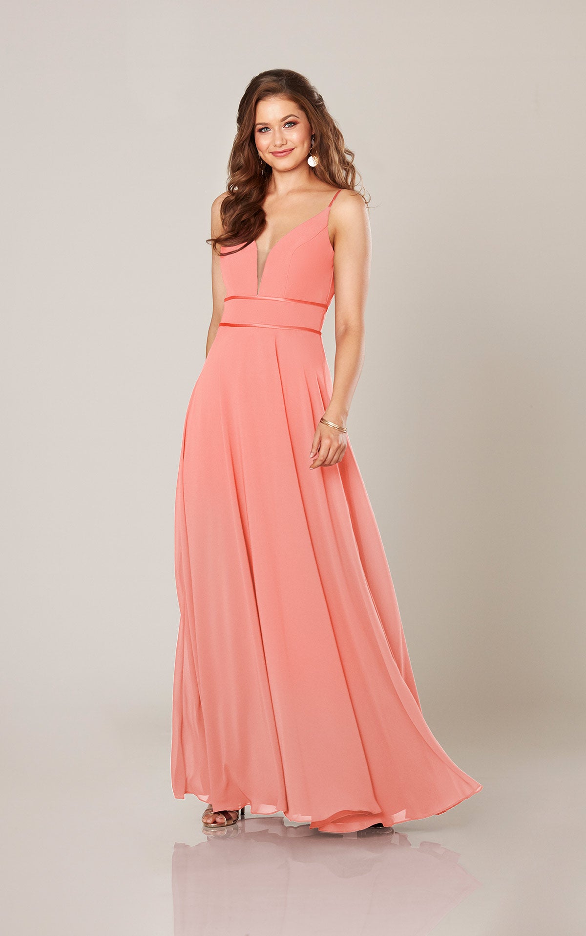 Elegant Dallas Chiffon & Satin Dress - Perfect for Weddings, Parties & Special Occasions | Flowy & Luxurious Fabric for Women's Formal Wear