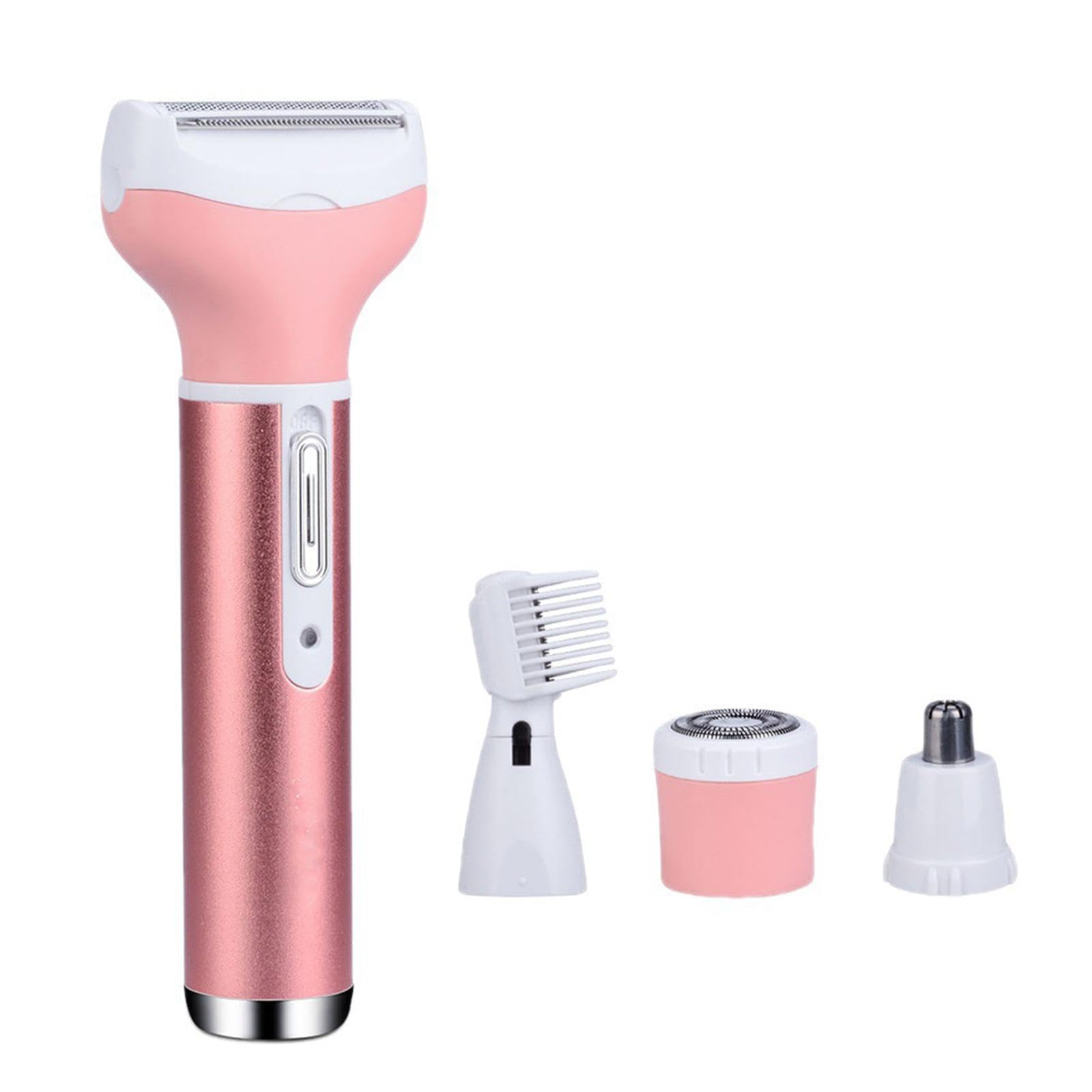 Electric Razor for Women - 170g Portable Lady Shaver & Hair Trimmer | 4-in-1 Bikini, Nose, Legs, Face & Arms Hair Removal | Perfect for Travel, Gym & Home Use