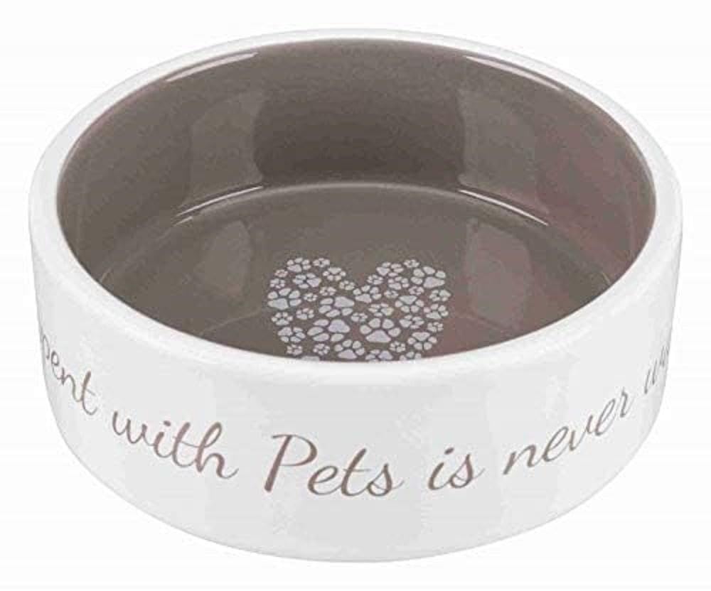 Premium Ceramic Pet Bowl for Dogs & Cats - Durable, Non-Slip, Easy Clean Food & Water Dish - Perfect for Home, Travel & Outdoor Use