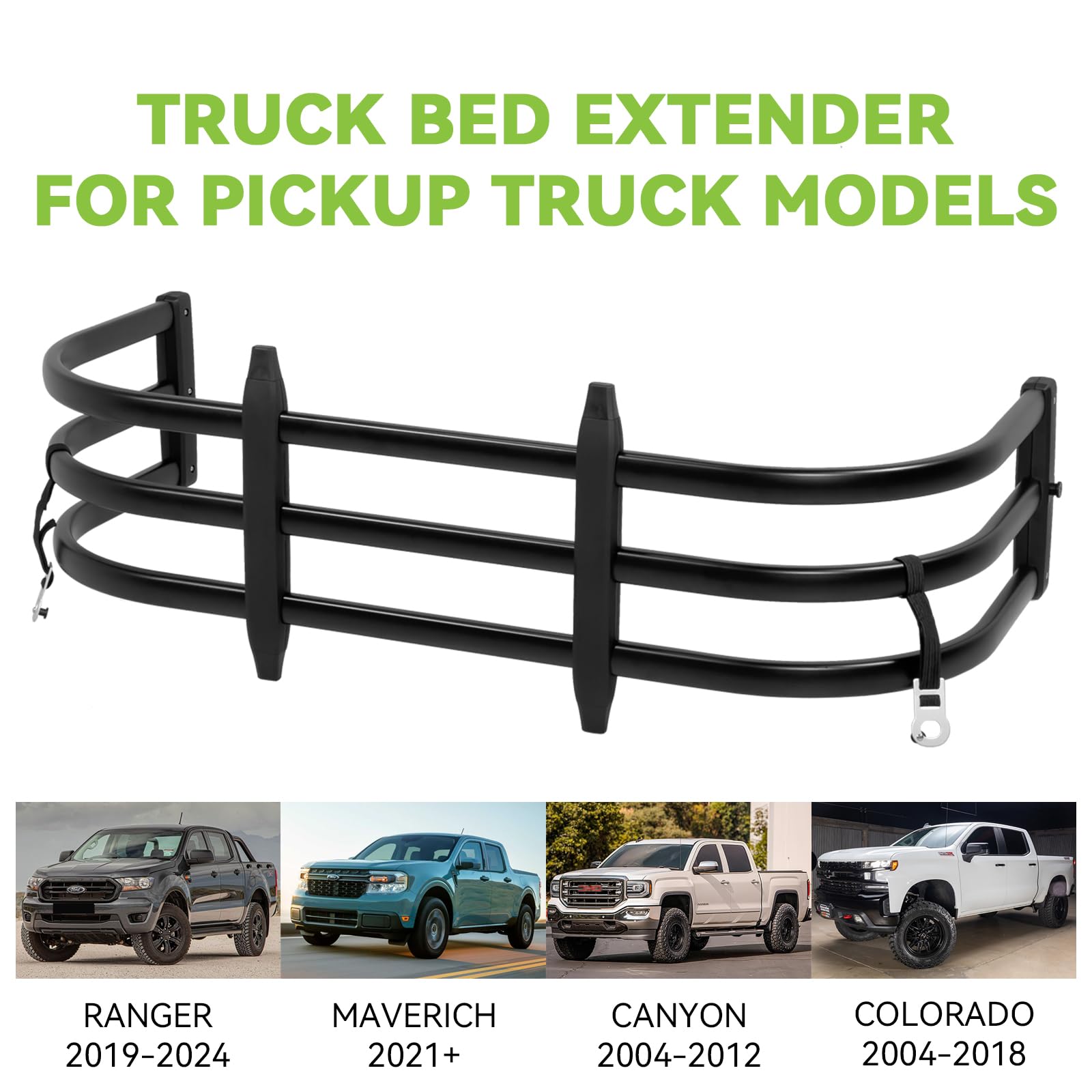 2021-2024 Ford Maverick Truck Bed Extender - Heavy Duty Cargo Carrier for Hauling & Transport | Perfect for Camping, Road Trips & DIY Projects