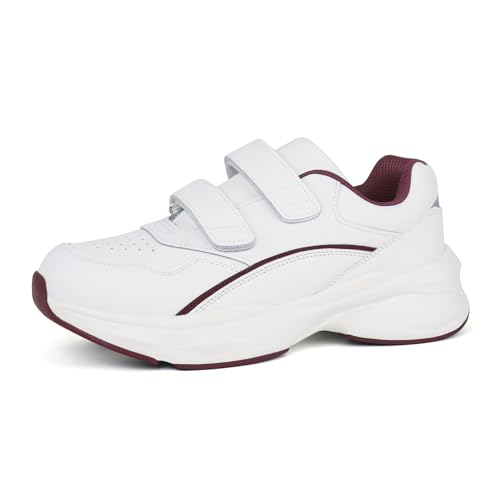 White/Burgundy