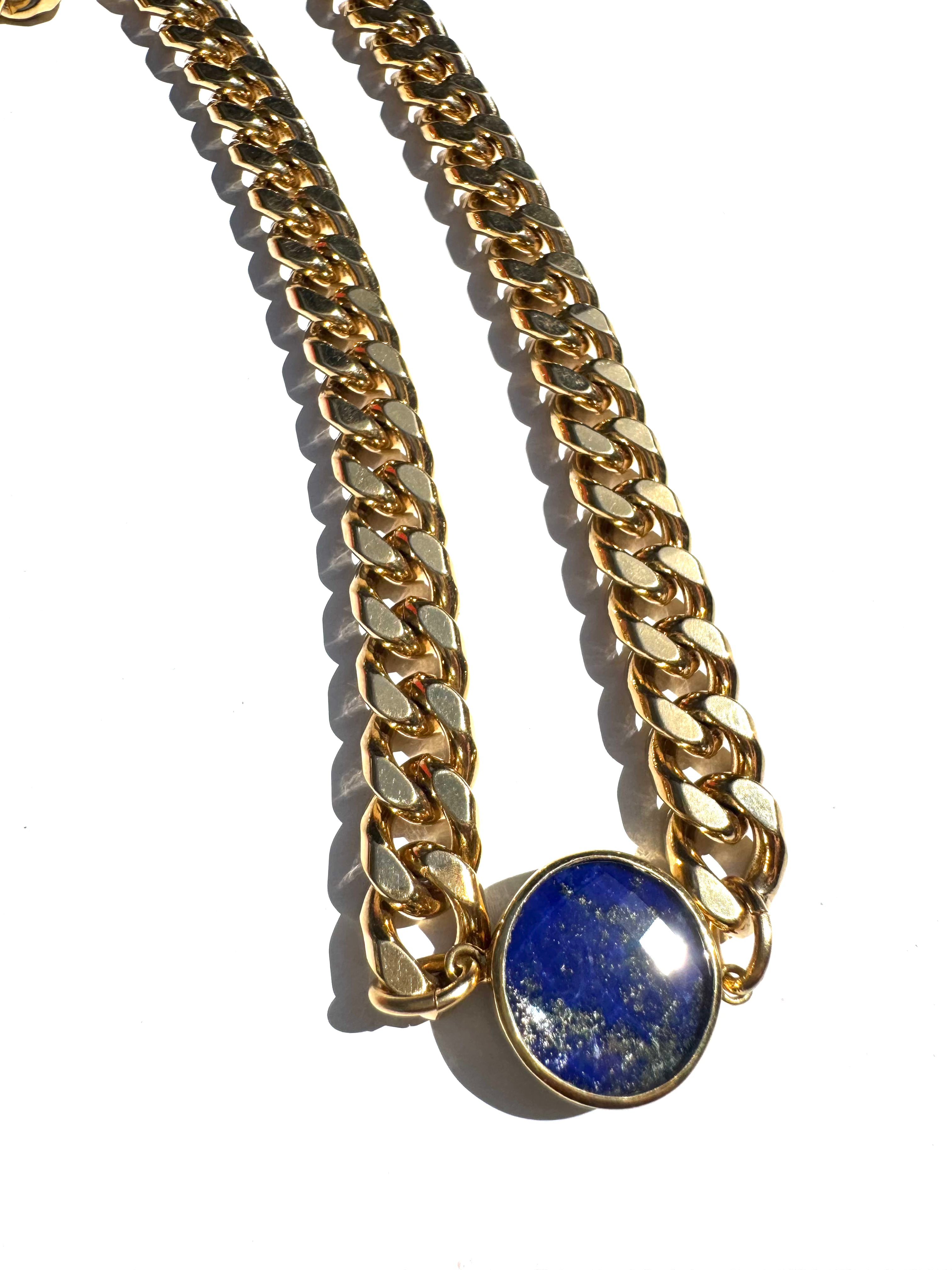 Lapis Lazuli & Turquoise Beaded Necklace for Women – Handmade Boho Jewelry Gift for Her – Perfect for Casual Wear, Festivals, and Spiritual Healing