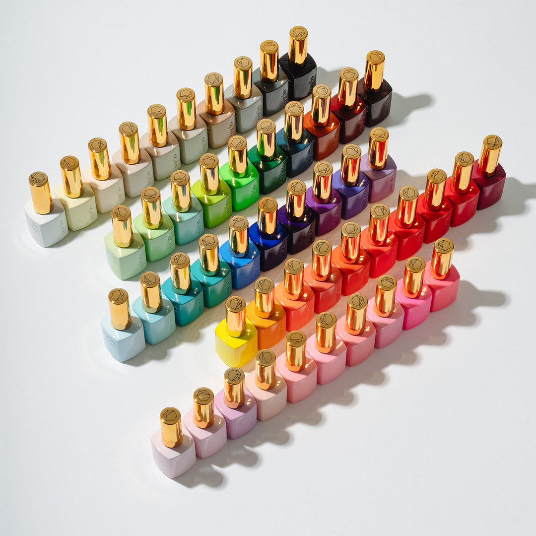 Apres Gel-X Nail Polish Set - 50 Colors Soak Off Gel Polish Kit for Long-Lasting Manicures | Perfect for Home, Salon & Professional Nail Artists