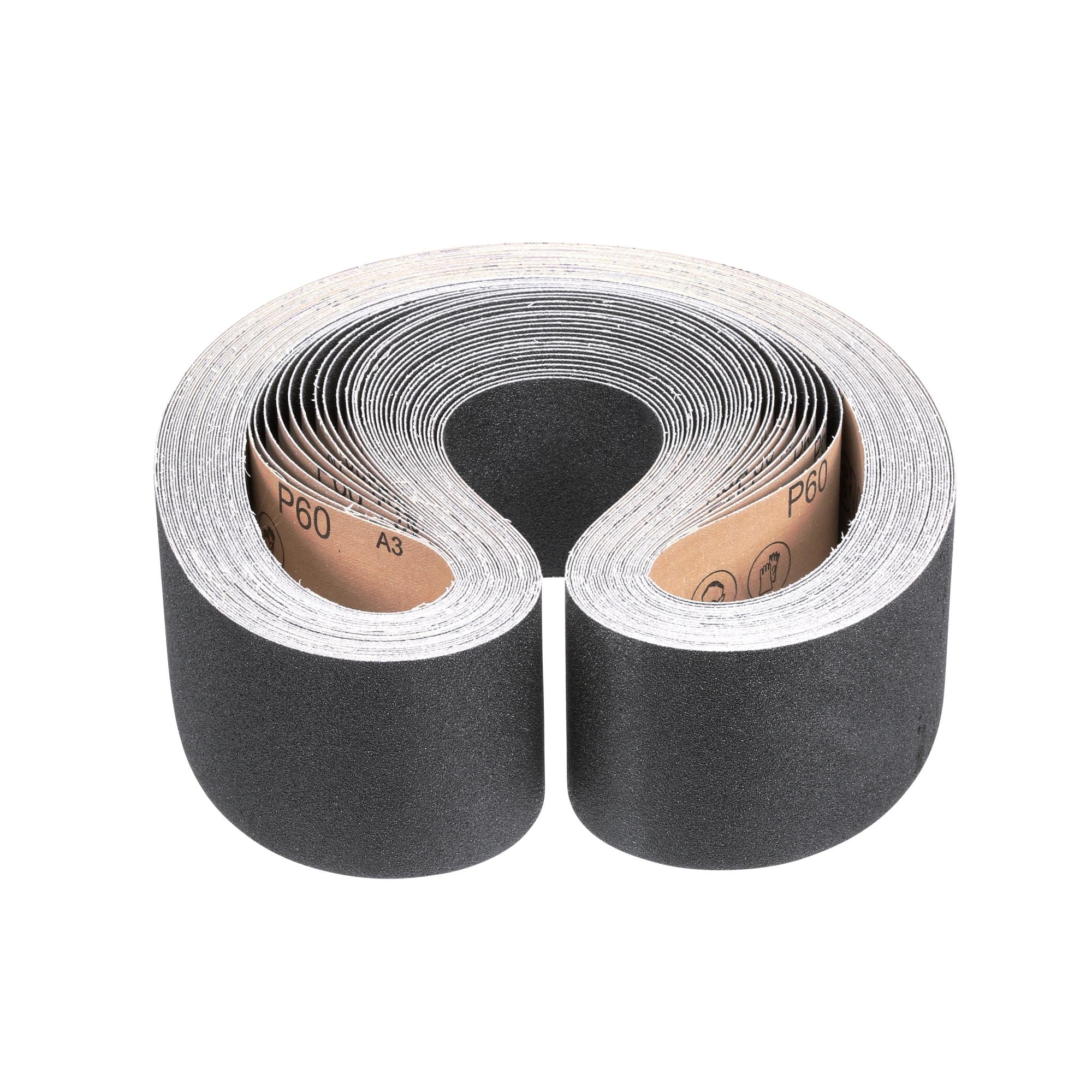 3M 461F Cloth Sanding Belt P180 XF Grit, 6