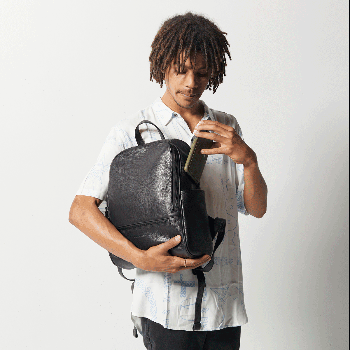 Black If You Call Bag - Stylish and Durable Messenger Bag for Work, Travel & Everyday Use