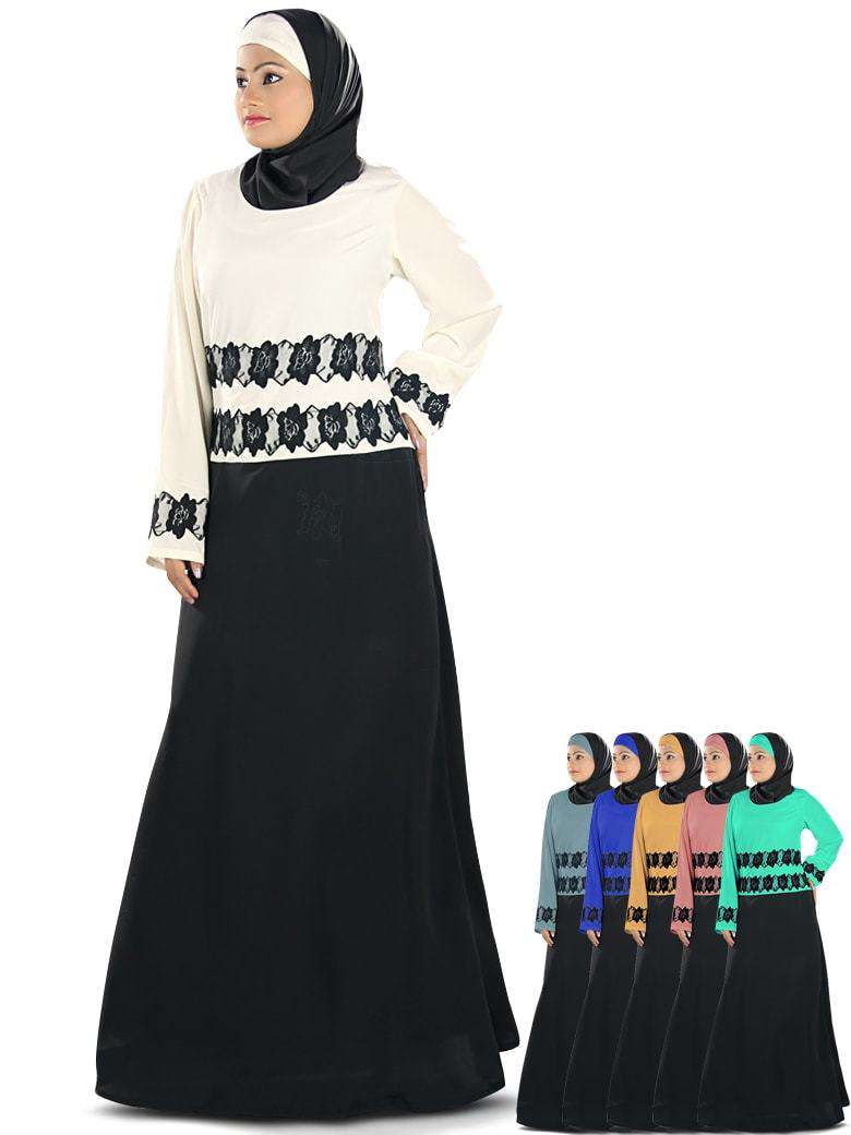 Masumah Abaya - Elegant Muslim Women's Prayer Dress - Perfect for Prayer, Mosque, and Special Occasions