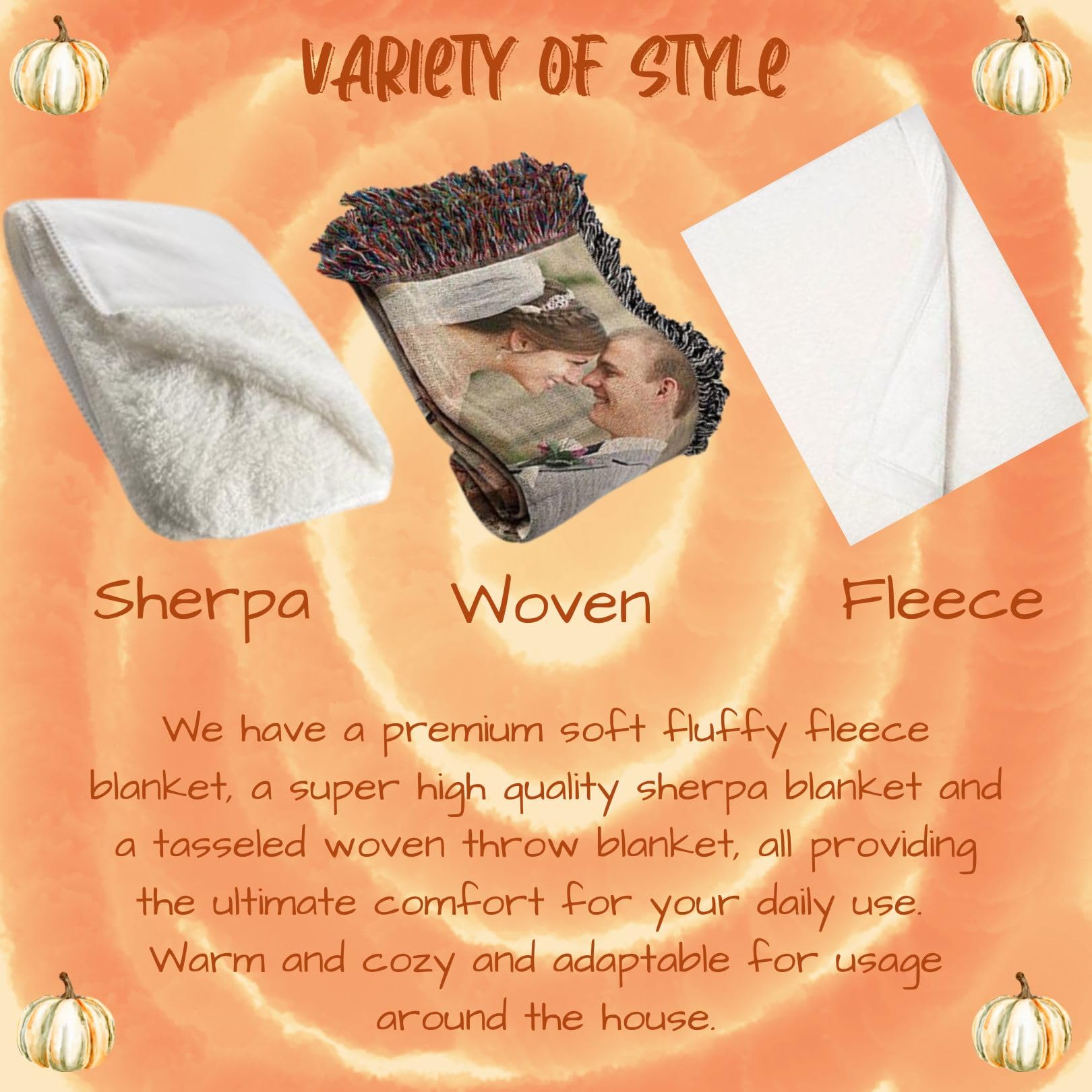 Cozy Fall Cockapoo Dog Blanket - Lightweight Soft Woven Throw for Autumn - Durable Animal Print Blanket 50x60 for Sofa, Couch & Bed - Perfect for Pet Lovers, Home Decor & Seasonal Gifting BLNKT52806