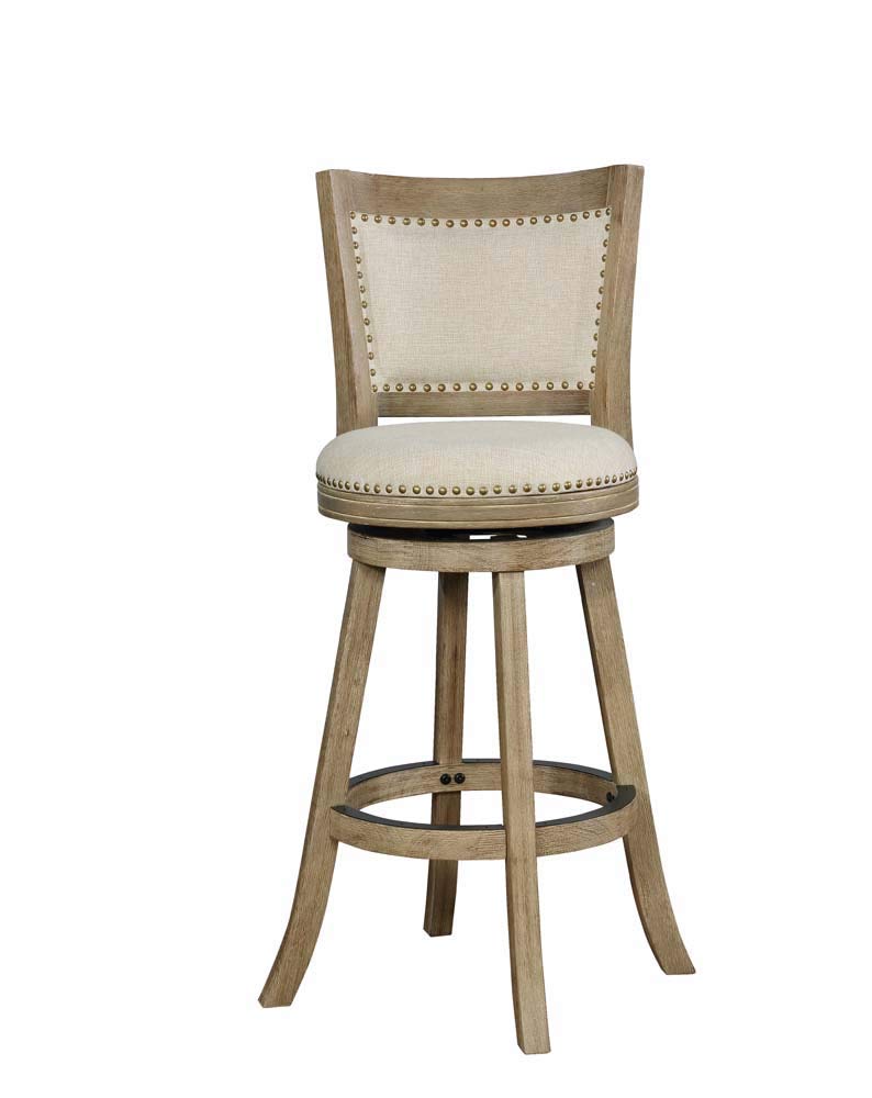 Linon Tift Bar Stool - Adjustable Height Modern Kitchen Counter Stool with Padded Seat - Perfect for Home Bar, Kitchen Island & Breakfast Nook (Multiple Colors Available)