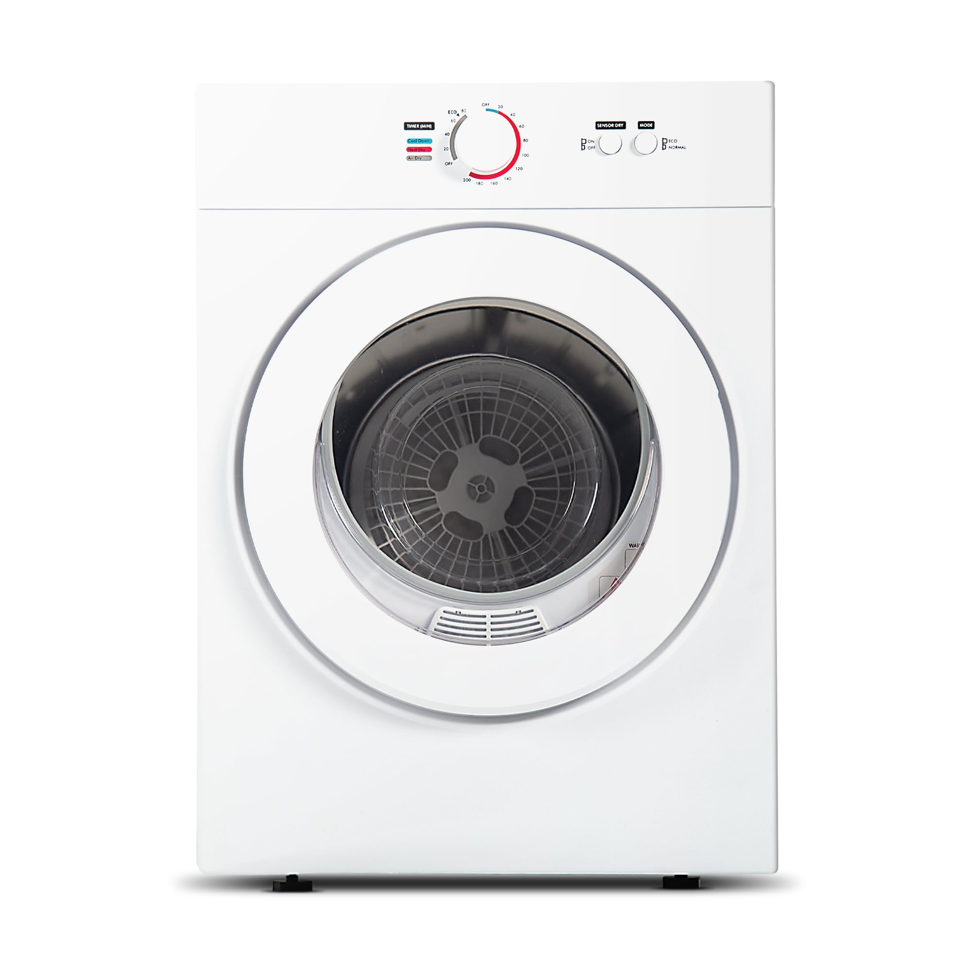 EUHOMY 1.6 cu ft Compact Portable Clothes Dryer - Energy Efficient Laundry Solution for Apartments, Dorms & RVs - Perfect for Small Spaces & Quick Drying