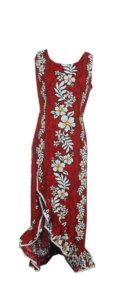 Red Hibiscus Hawaiian Dress for Women - Floral Summer Beach Dress, Small Size - Perfect for Luau Party, Vacation & Tropical Getaways